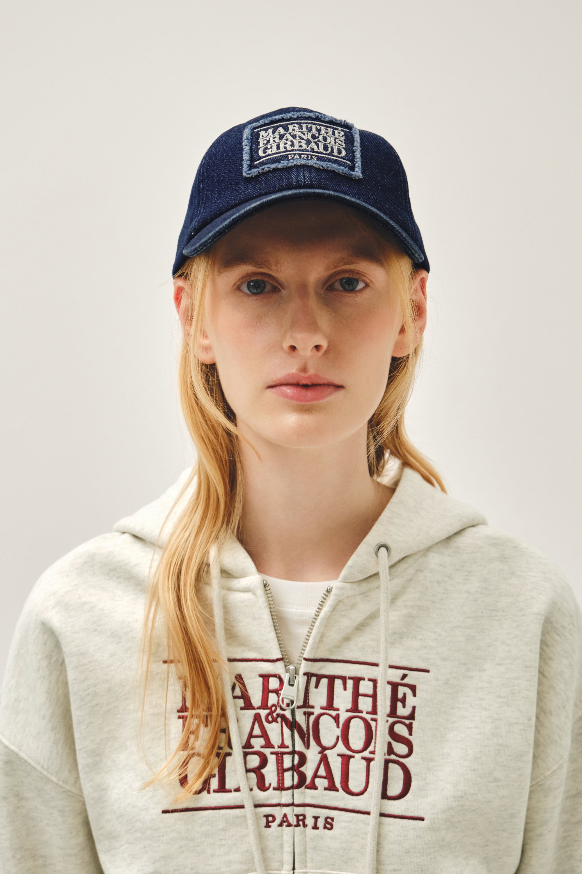 Pigment Small Classic Logo Cap Dark Blue