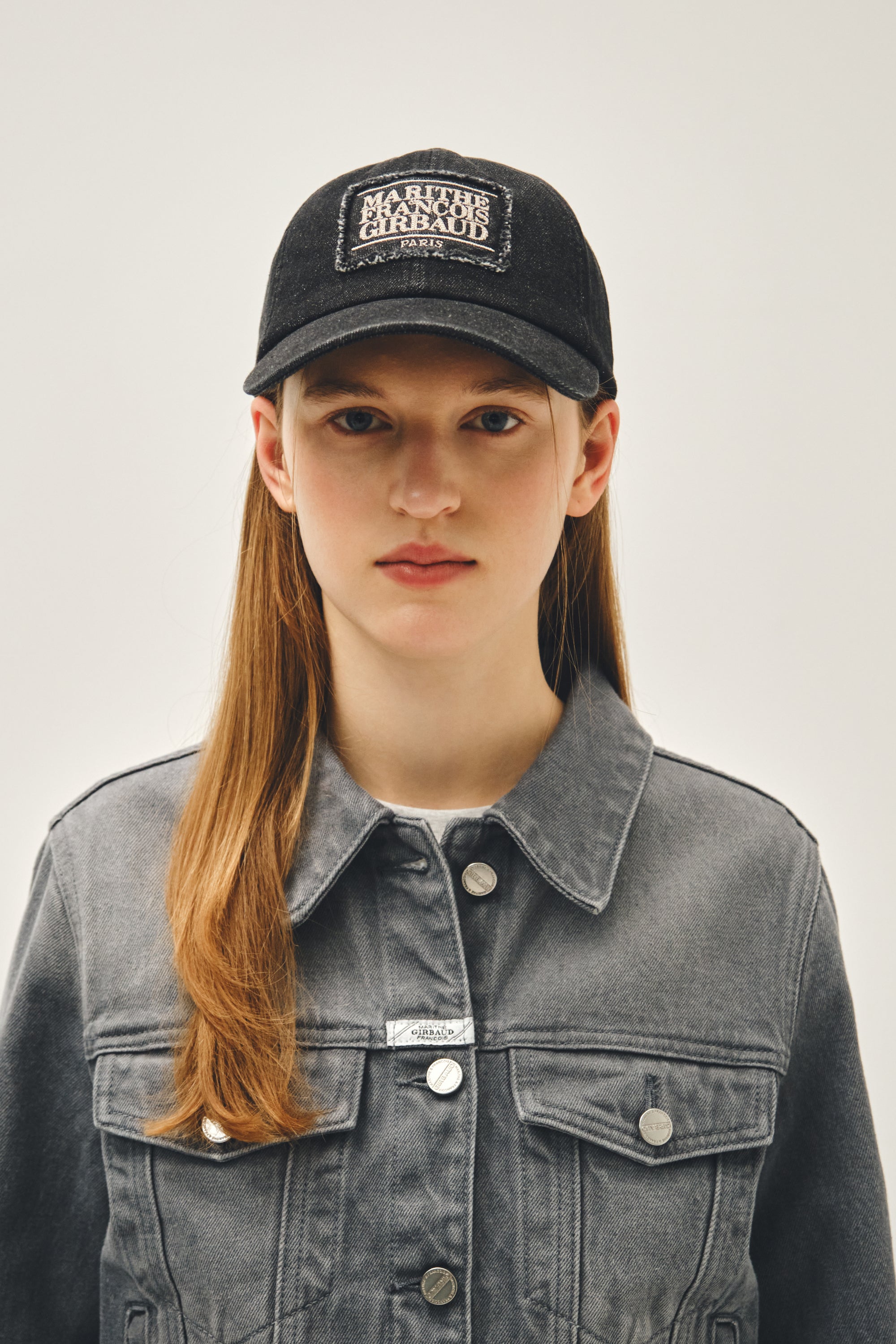 Pigment Small Classic Logo Cap Washed Black