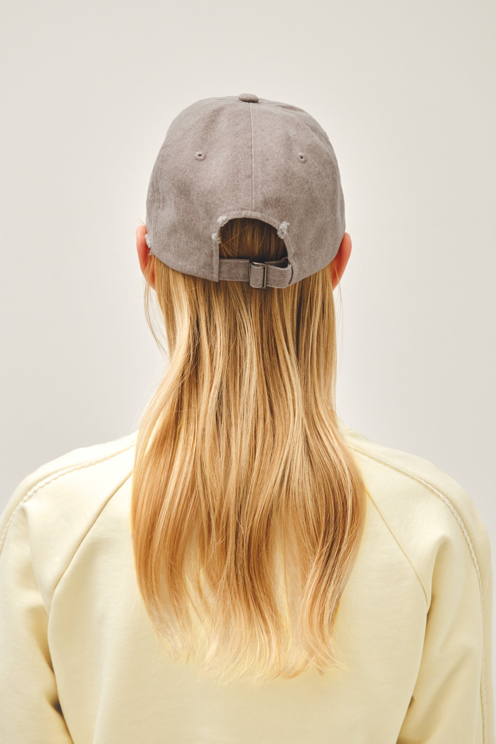 Drawing Classic Logo Damaged Covered Cap Pink