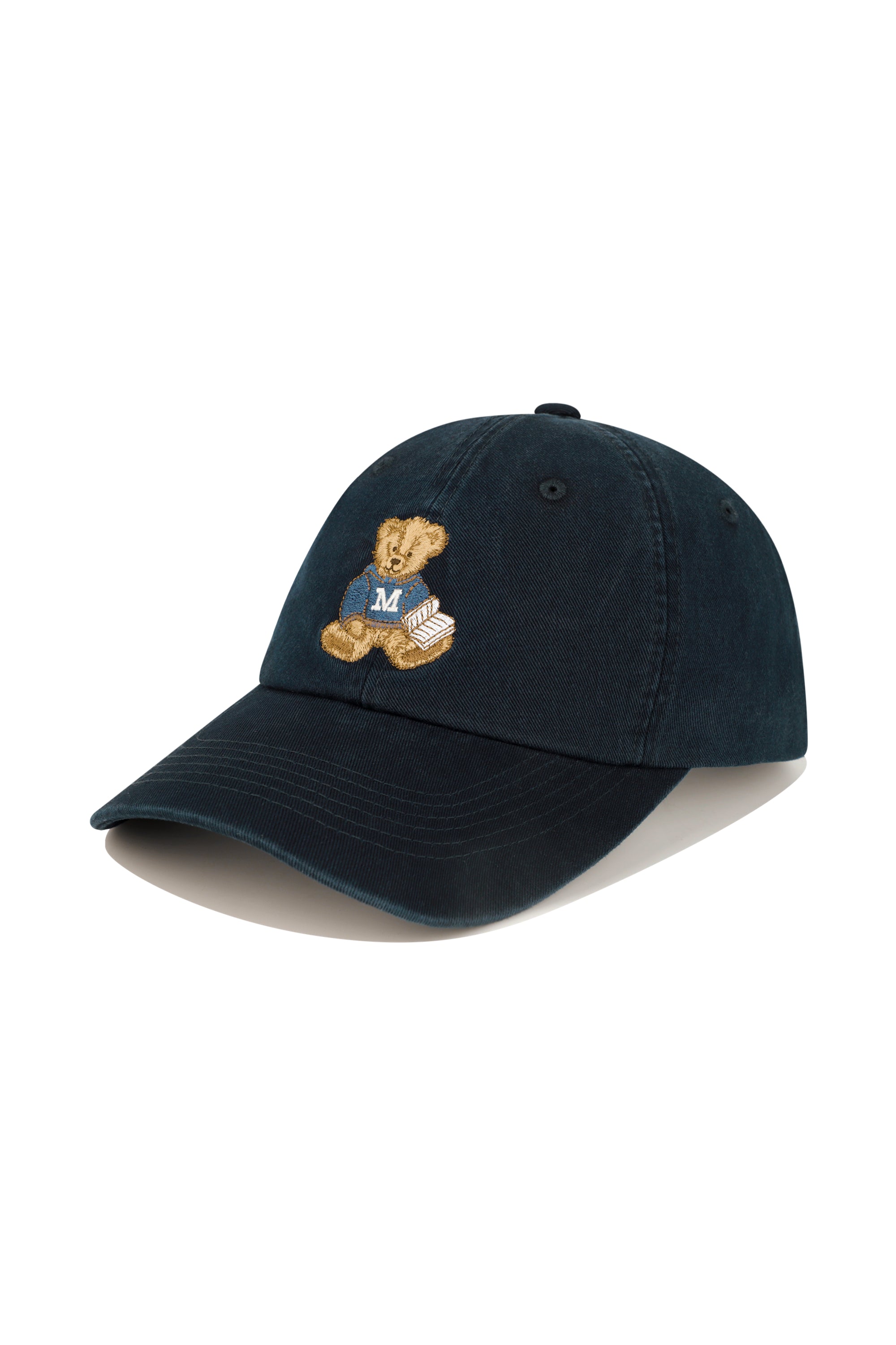 Reading Club Doodle Bear Cap Navy