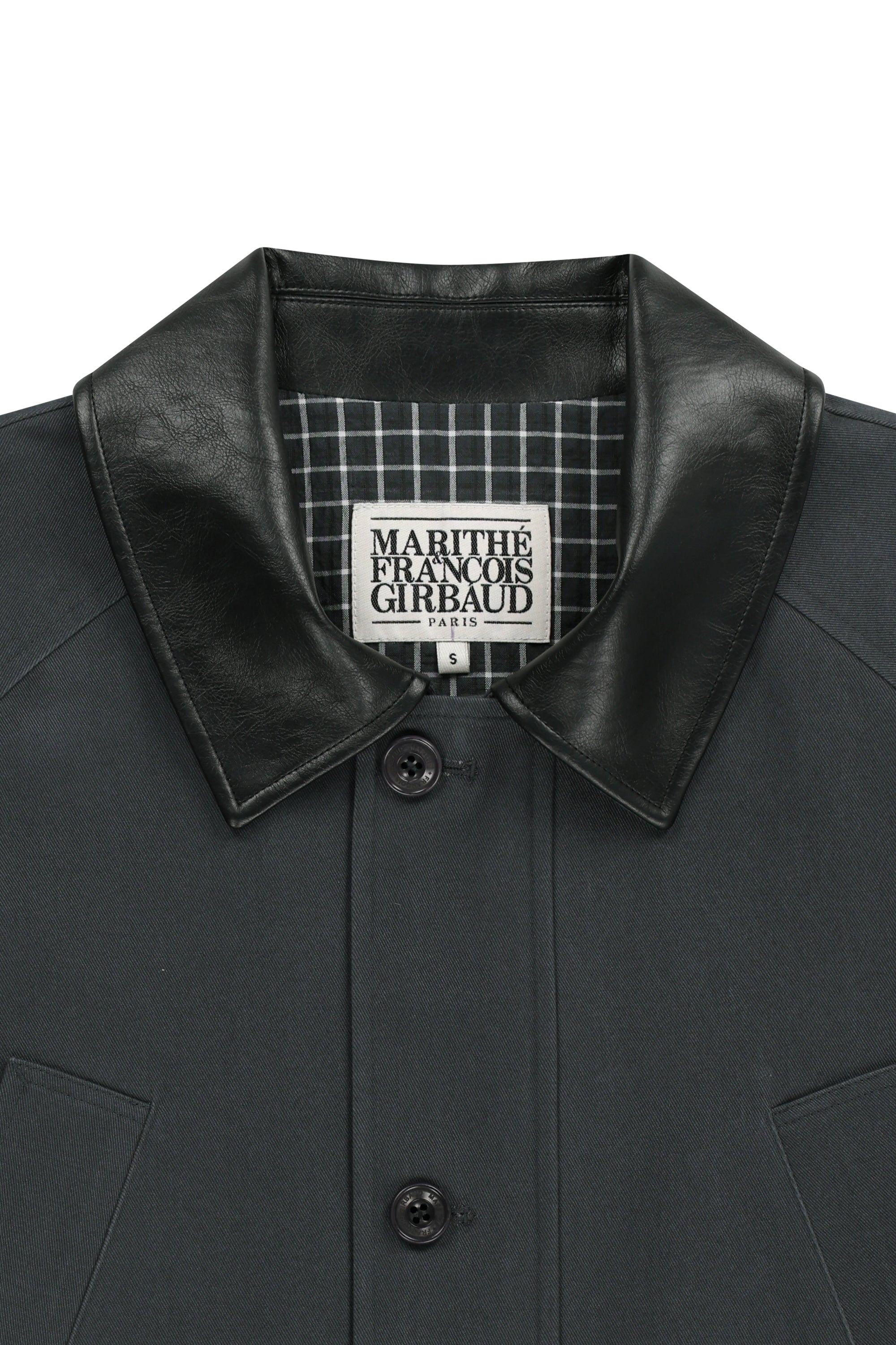 Cotton Washed Hunting Jacket Charcoal