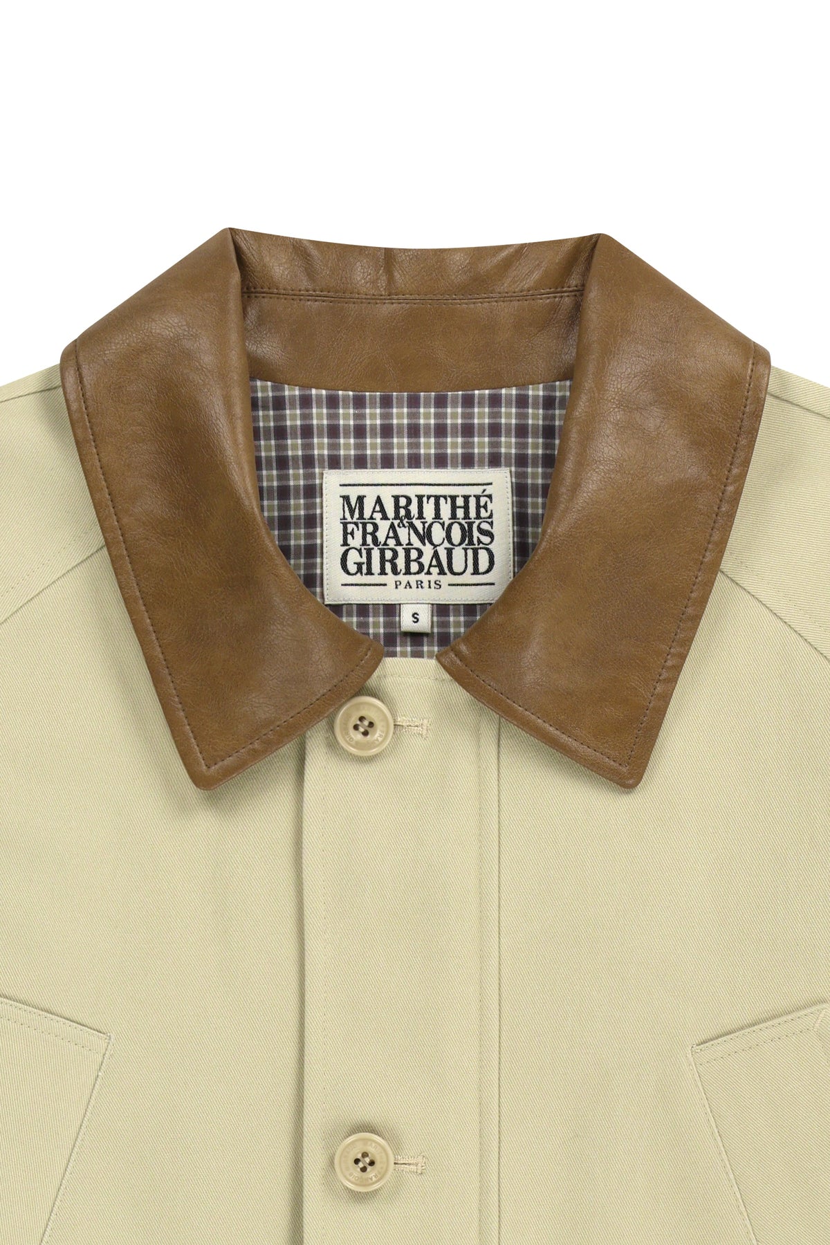 Cotton Washed Hunting Jacket Light Beige