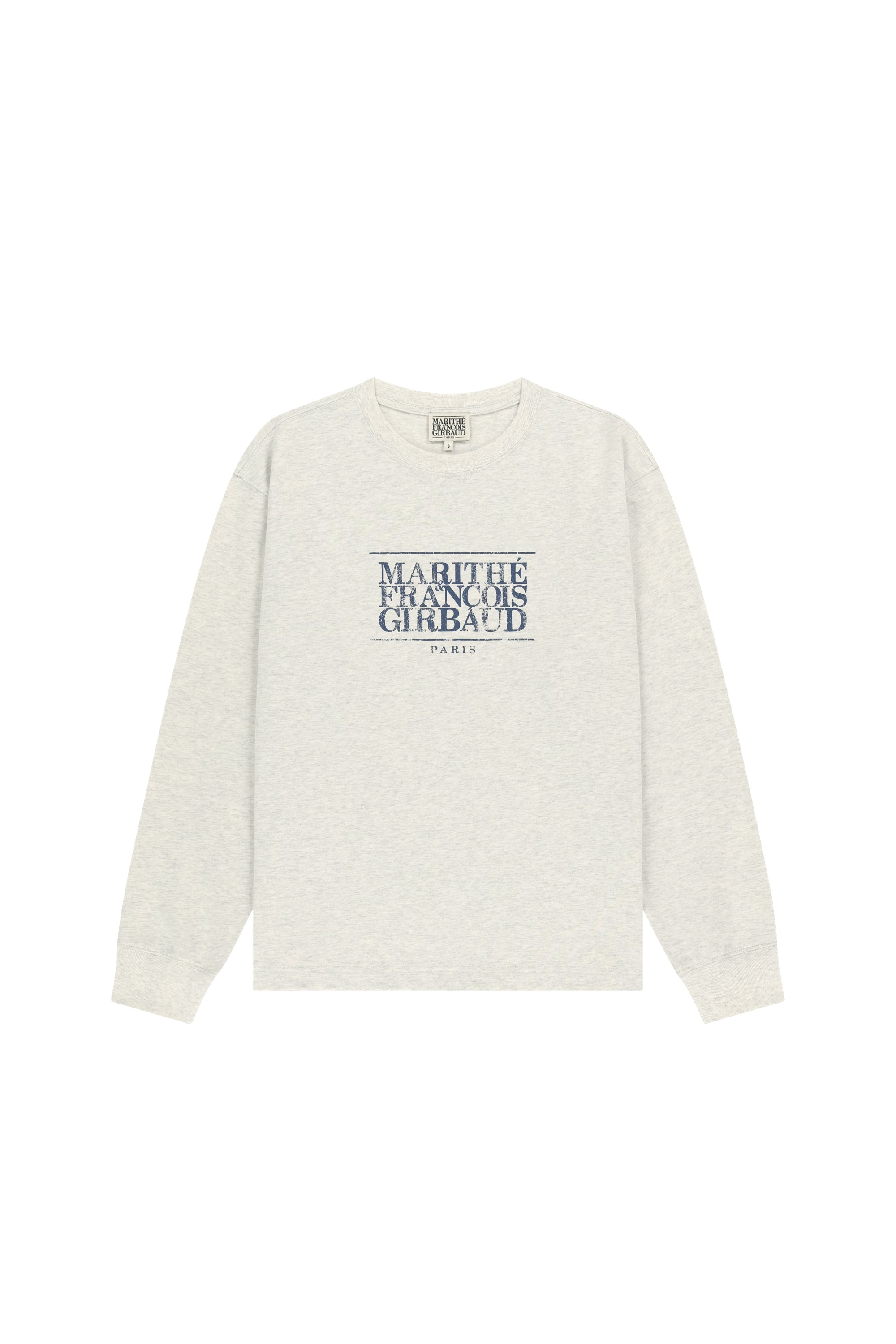Crack Classic Logo Long Sleeve Tee Oatmeal