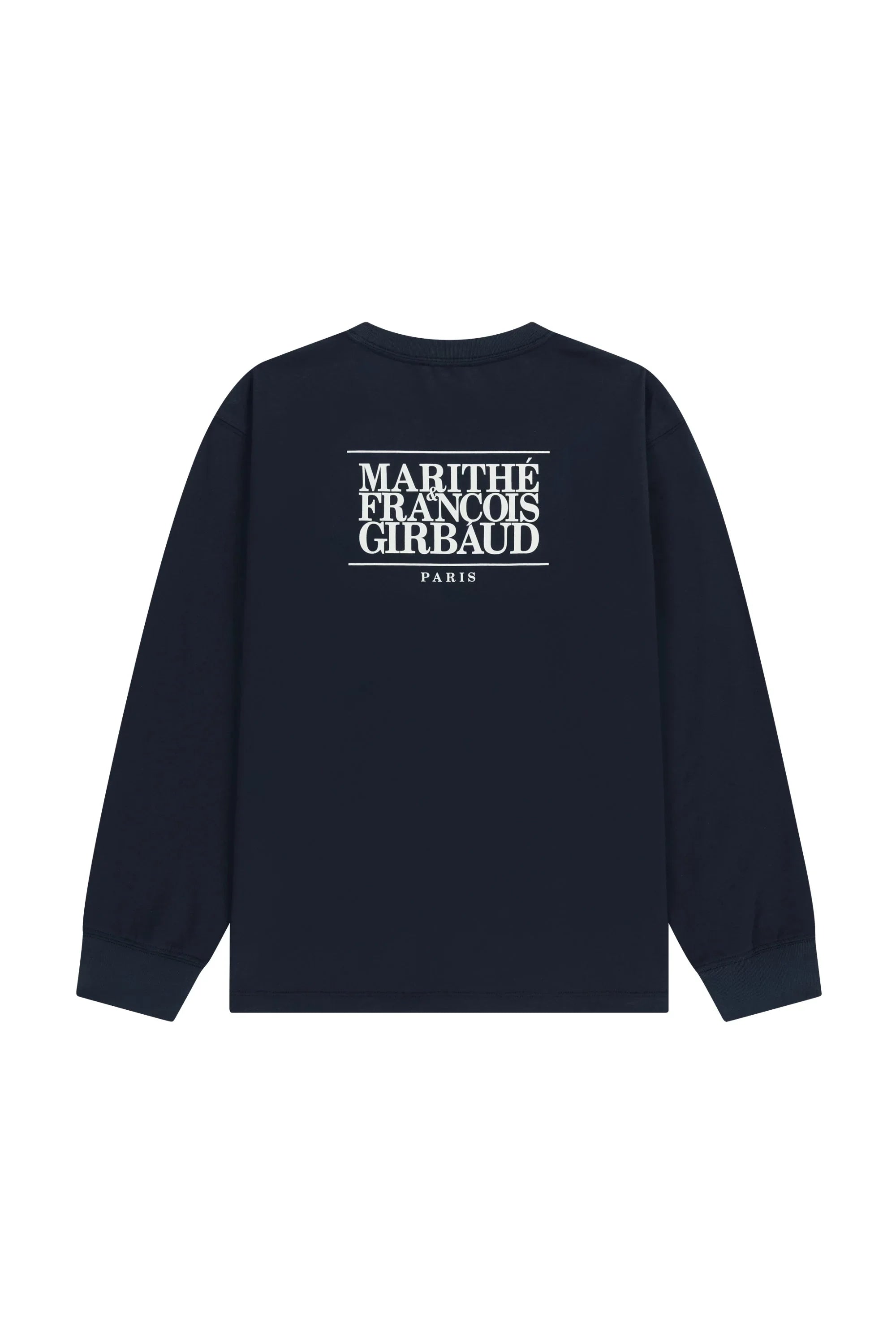 Back Classic Logo Long Sleeve Tee Navy