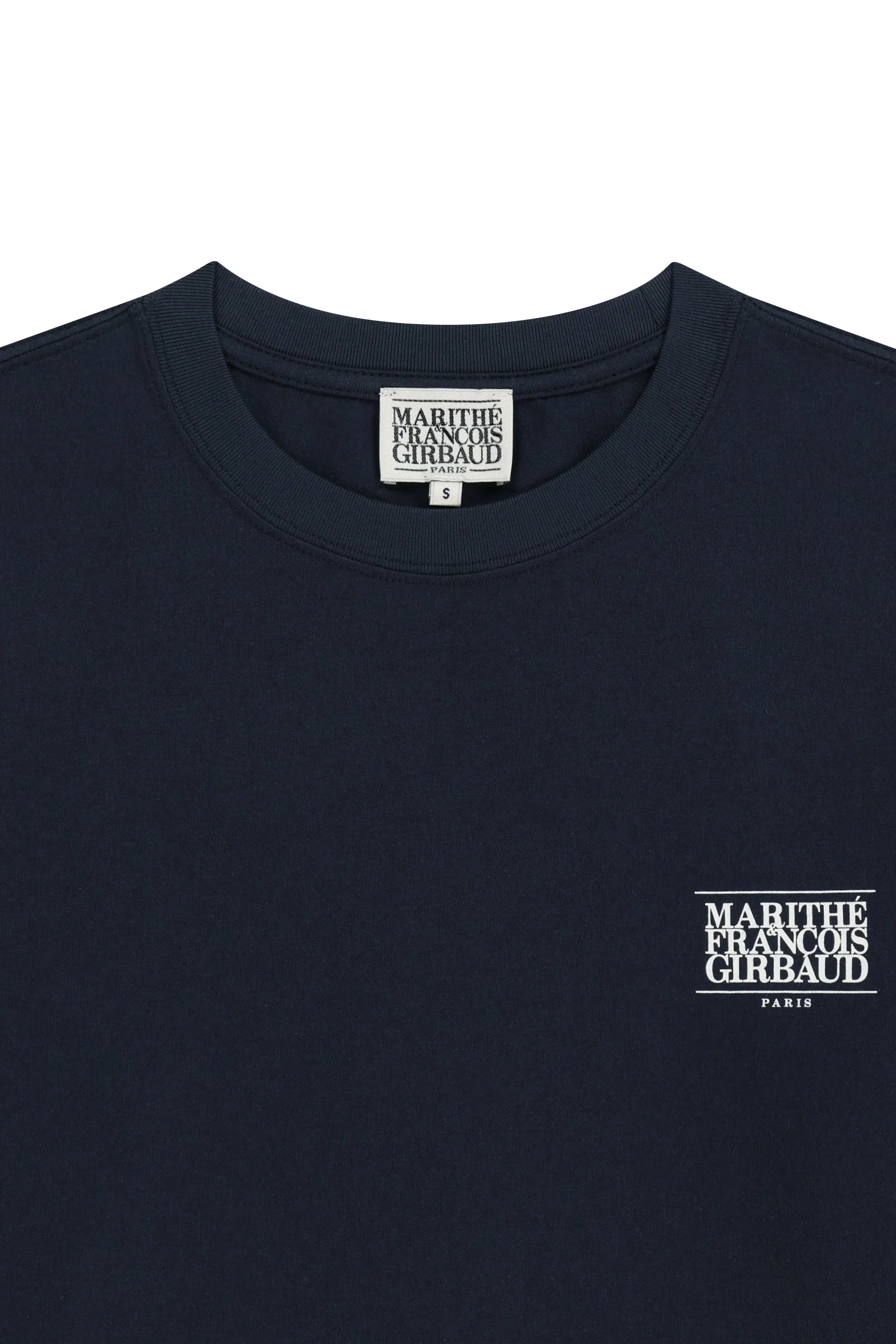 Back Classic Logo Long Sleeve Tee Navy