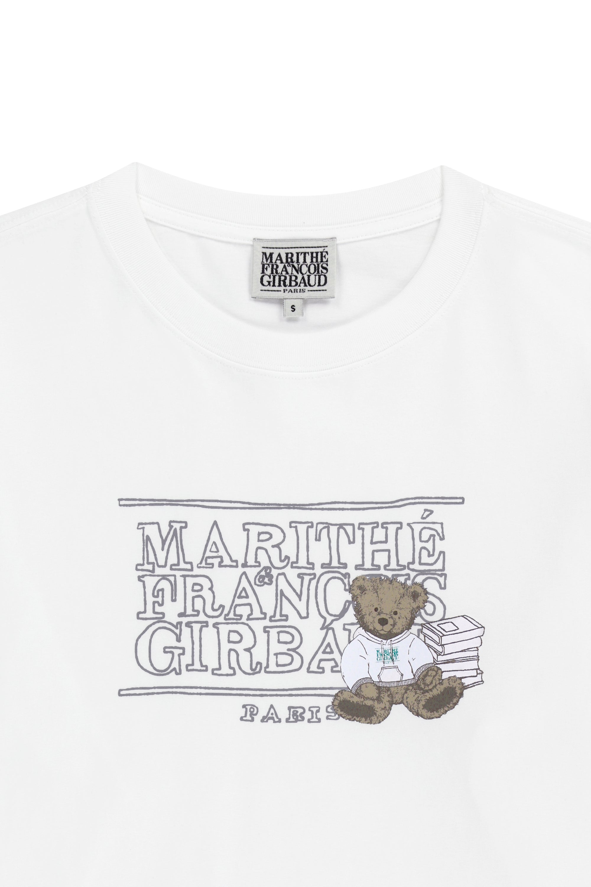 Doodle Classic Logo Long Sleeve Tee White