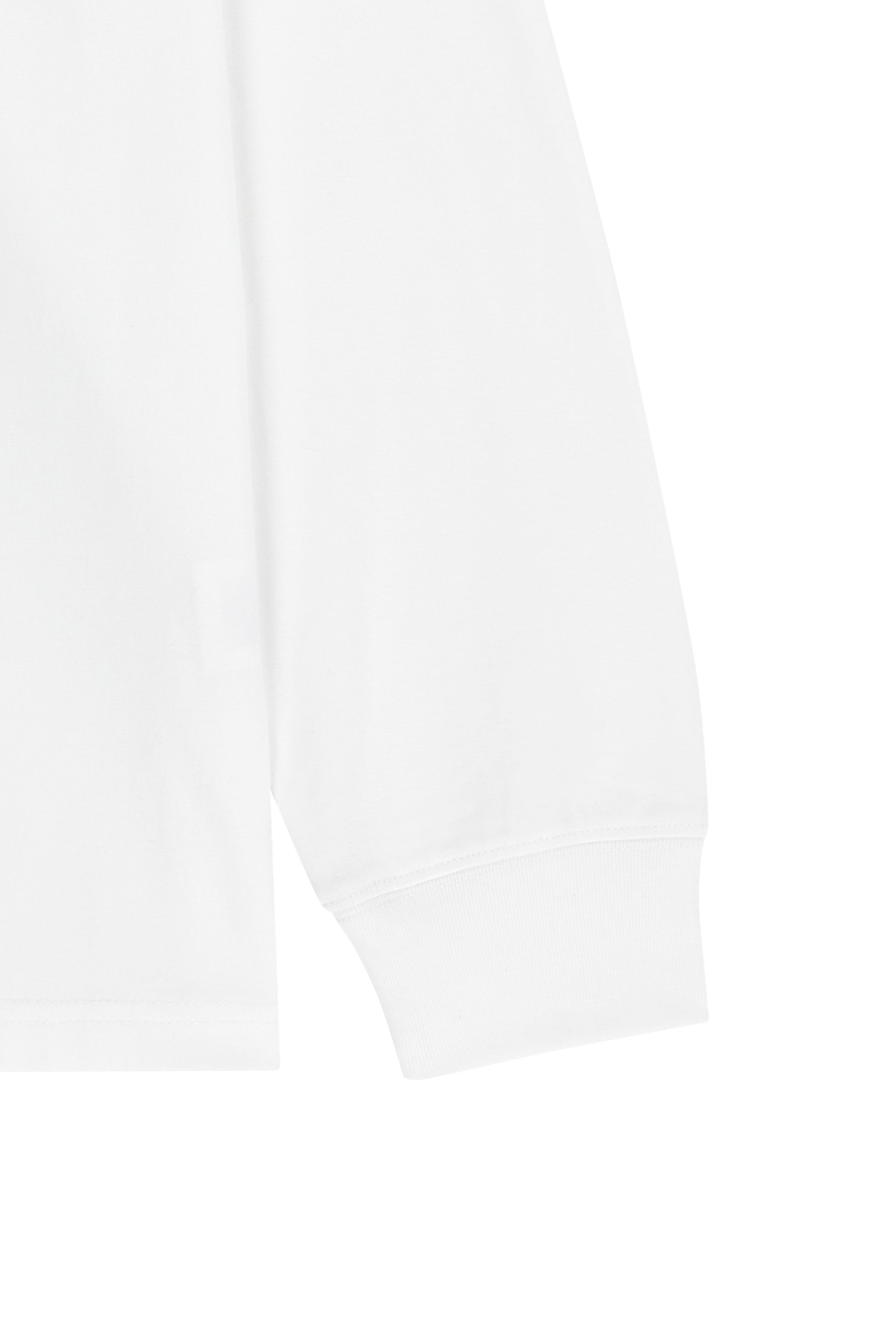 Doodle Classic Logo Long Sleeve Tee White
