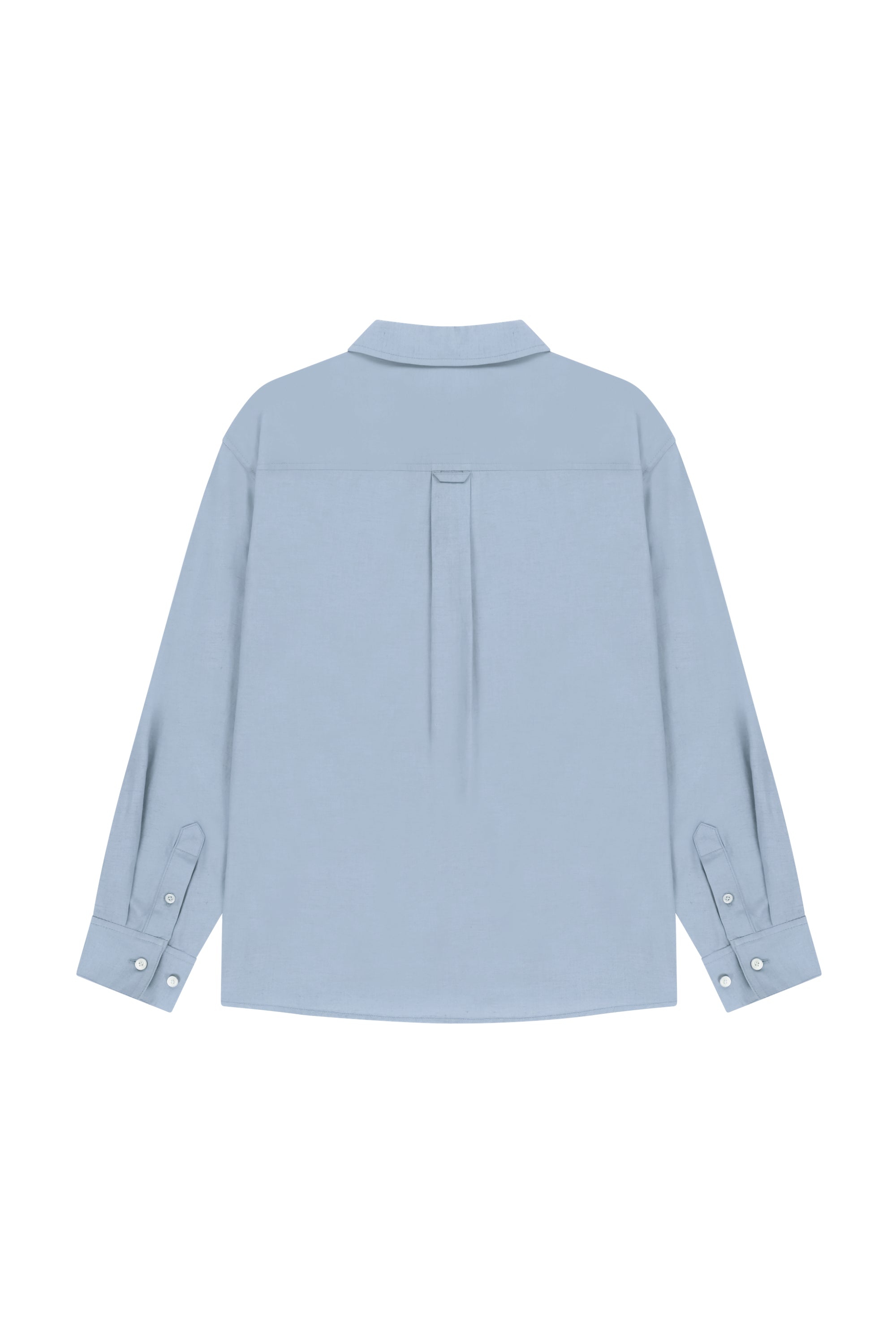 Classic Logo Linen Shirt Sky Blue