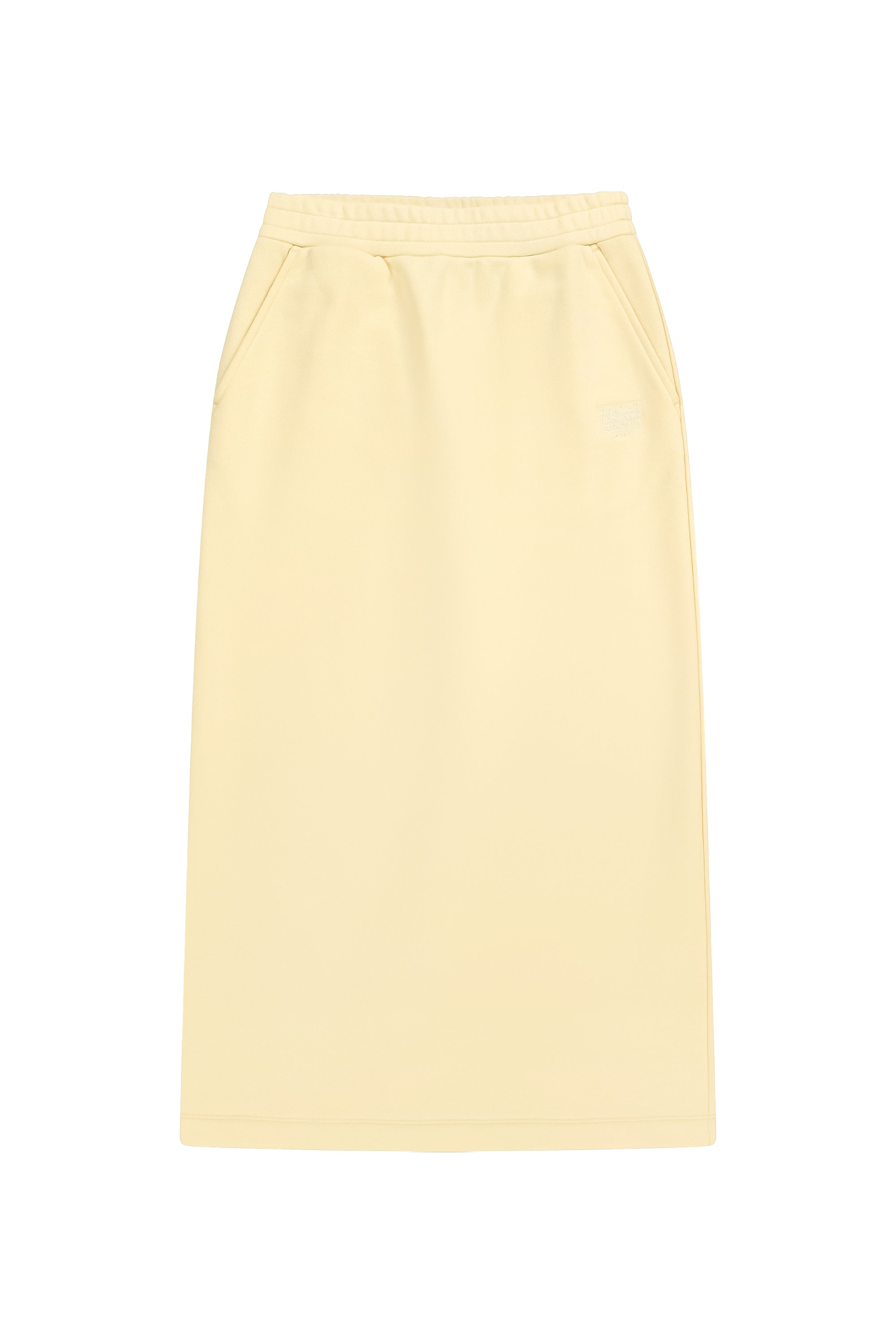 W CLASSIC LOGO SWEAT LONG SKIRT Butter