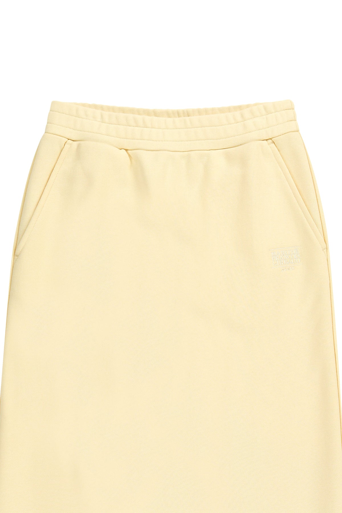 W CLASSIC LOGO SWEAT LONG SKIRT Butter