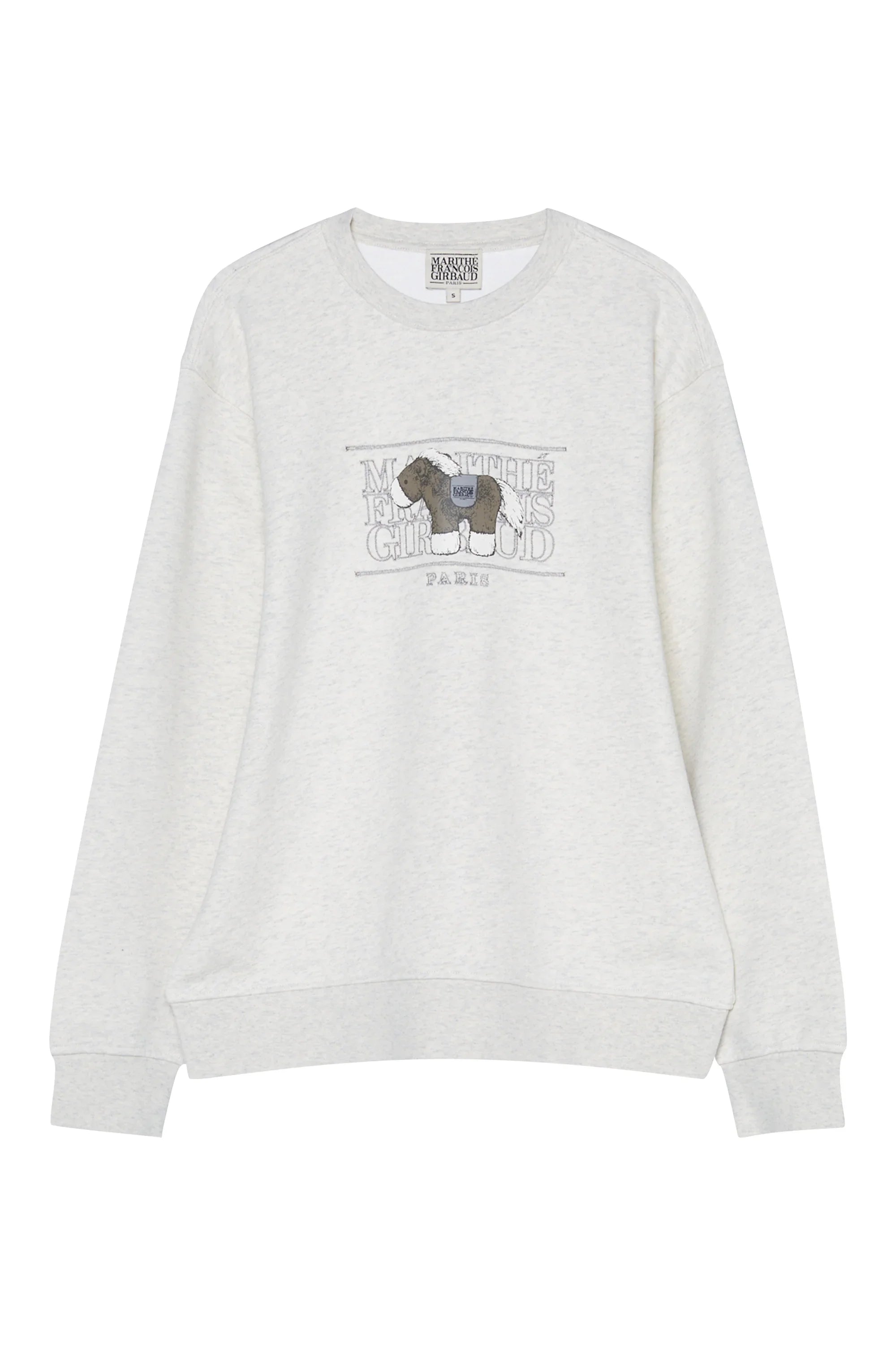 Pony Classic Logo Sweatshirt Oatmeal