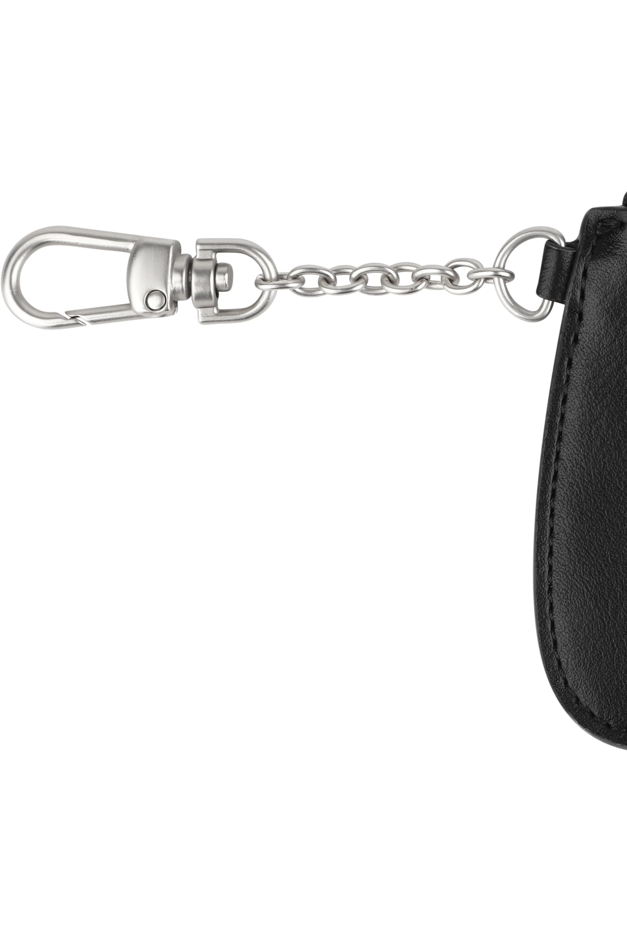 Regular Logo Peanut Keyring Wallet Black