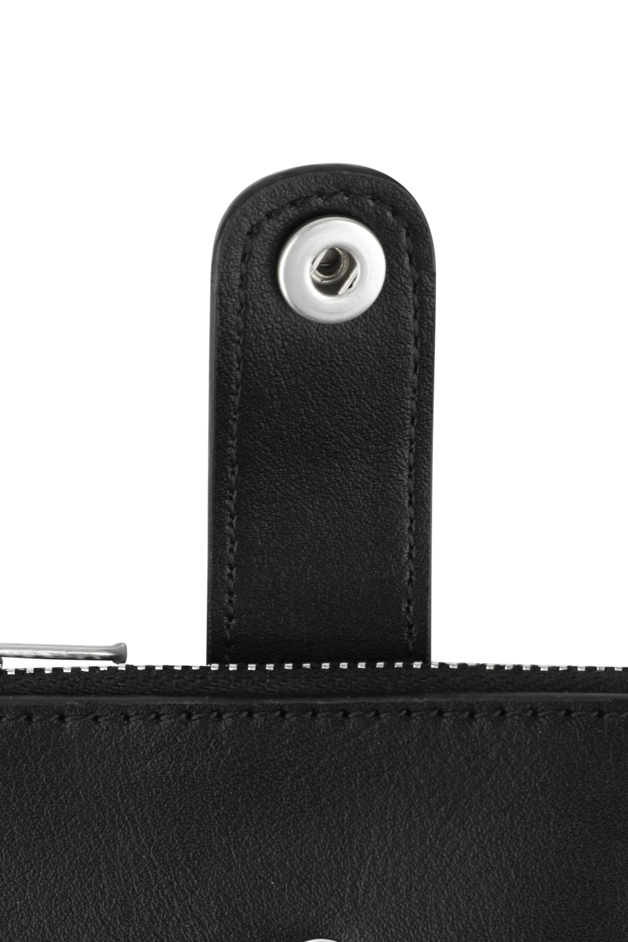 Regular Logo Peanut Keyring Wallet Black