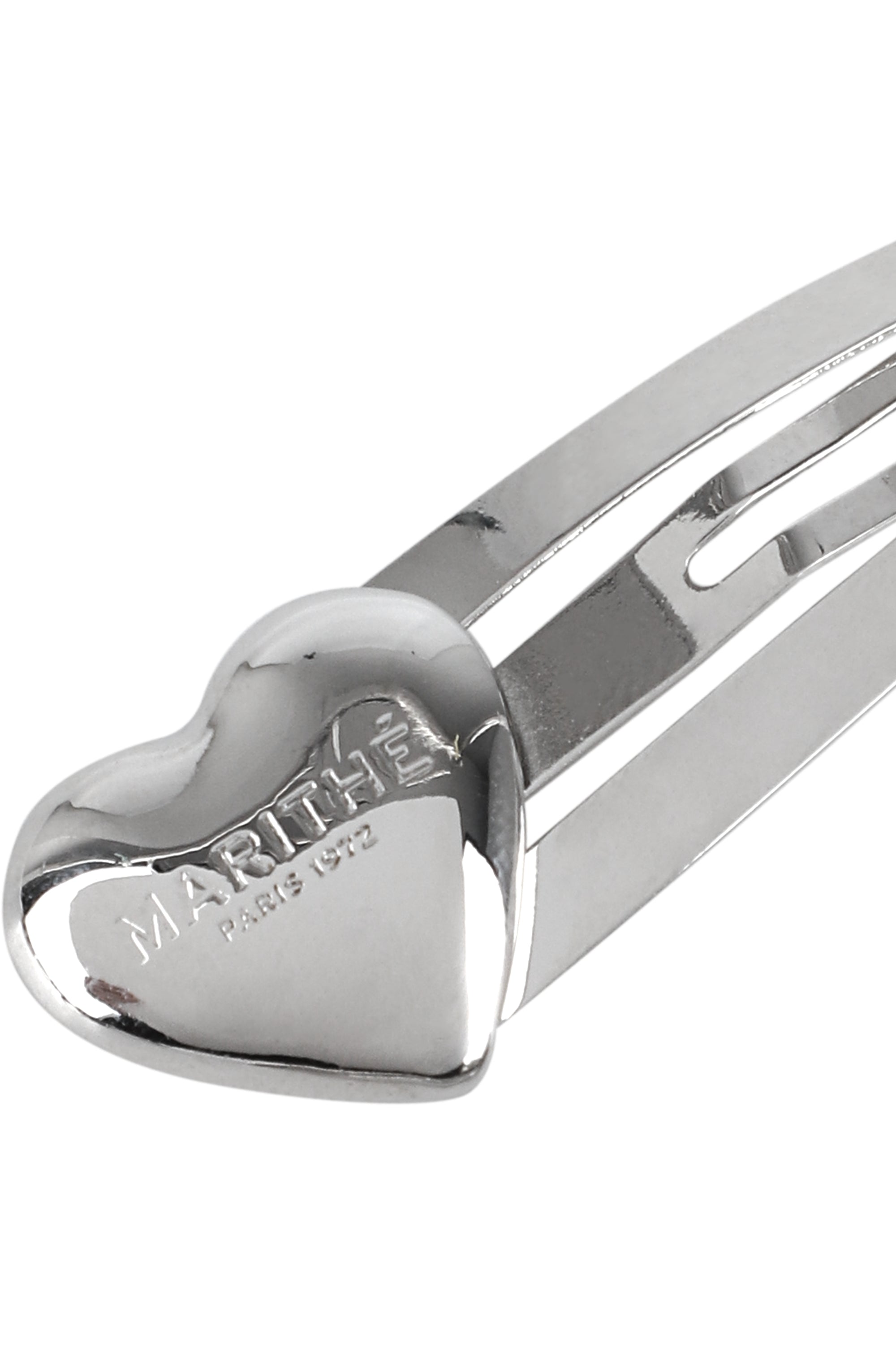 Regular Logo Heart Hair Pin 2Pack Silver