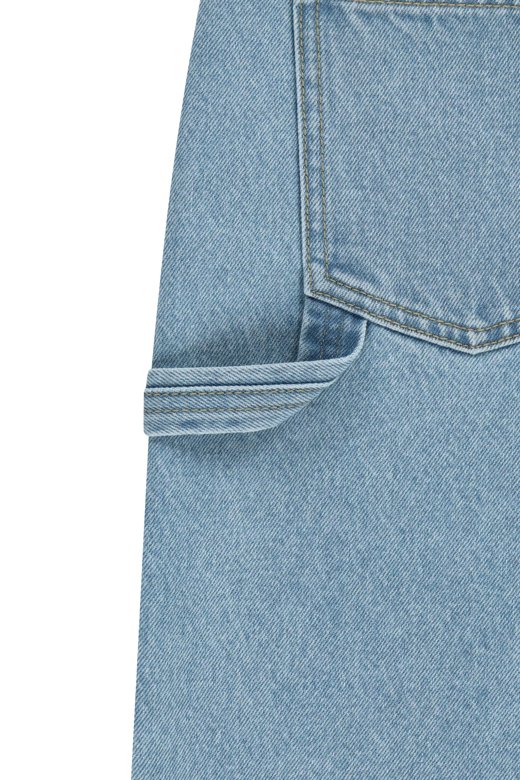 W Carpenter Denim Shorts Light Blue
