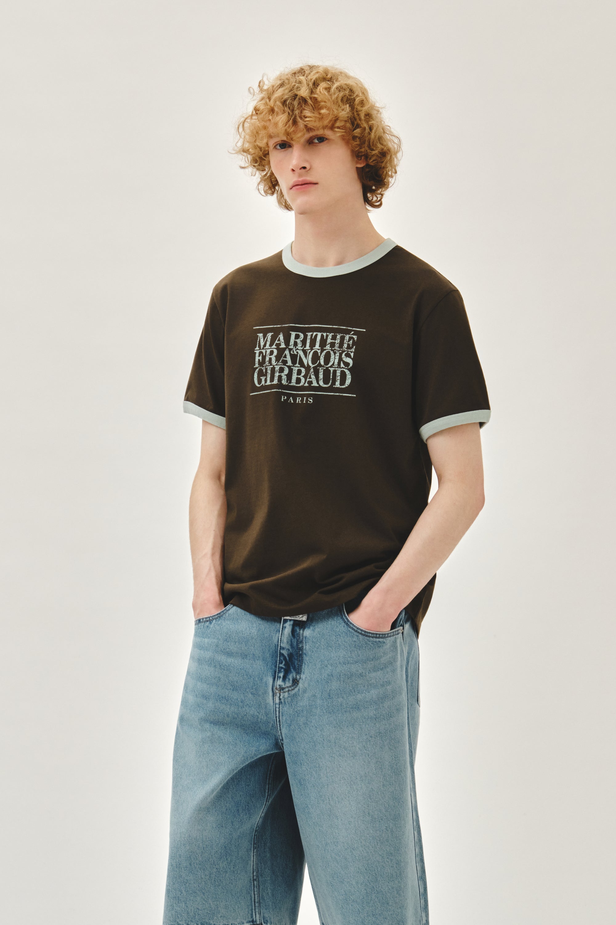 M Bermuda Denim Pants Light Blue
