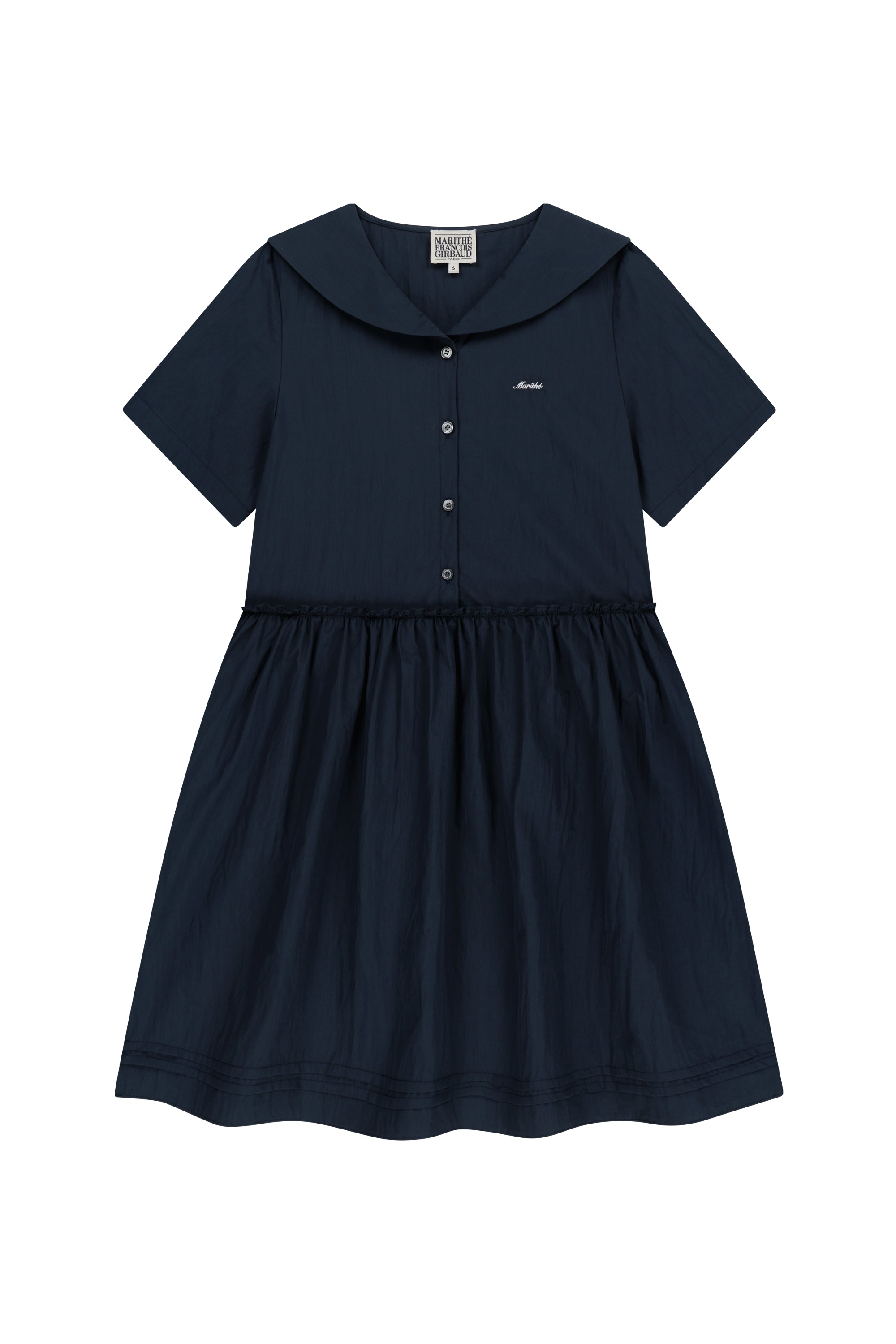 W Marine Half Sleeve Onepiece Navy