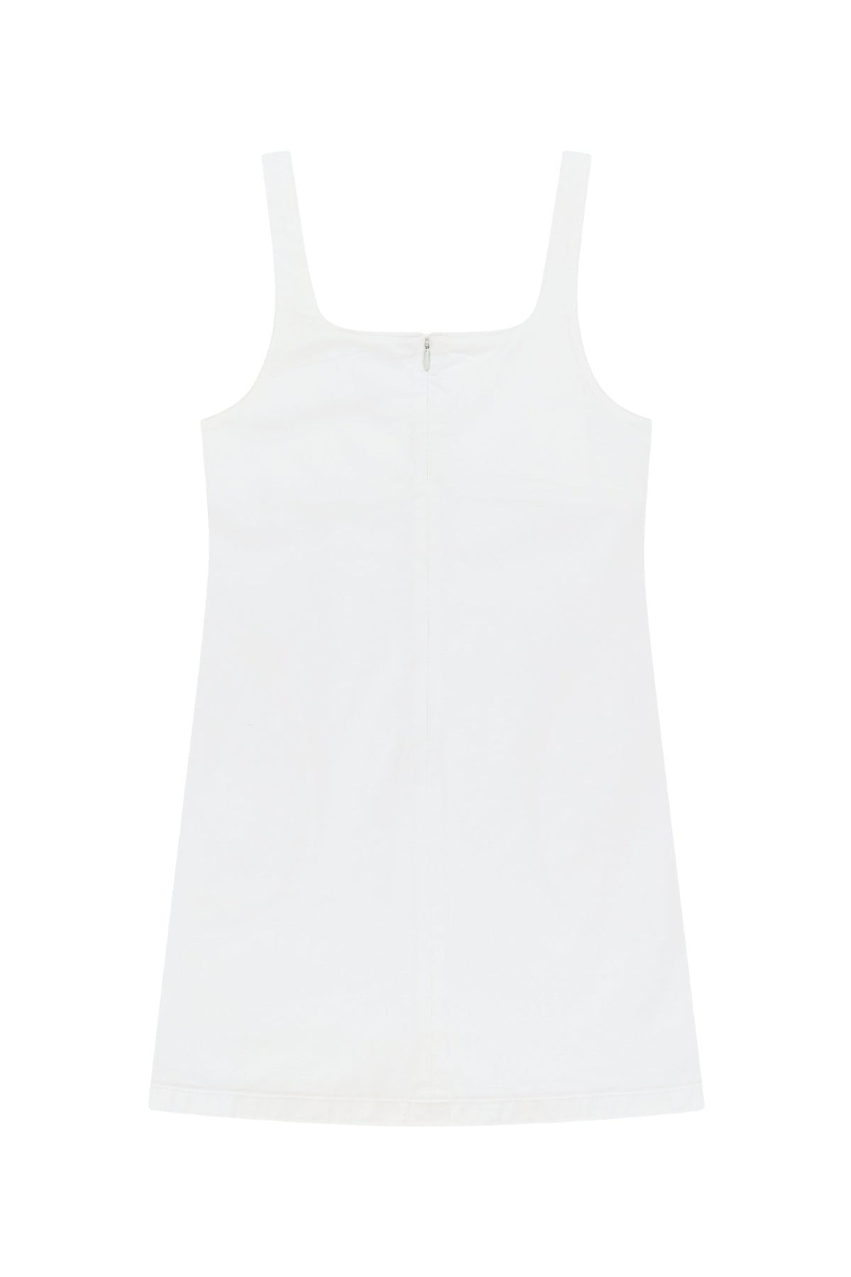 W Denim Sleeveless Dress Off White
