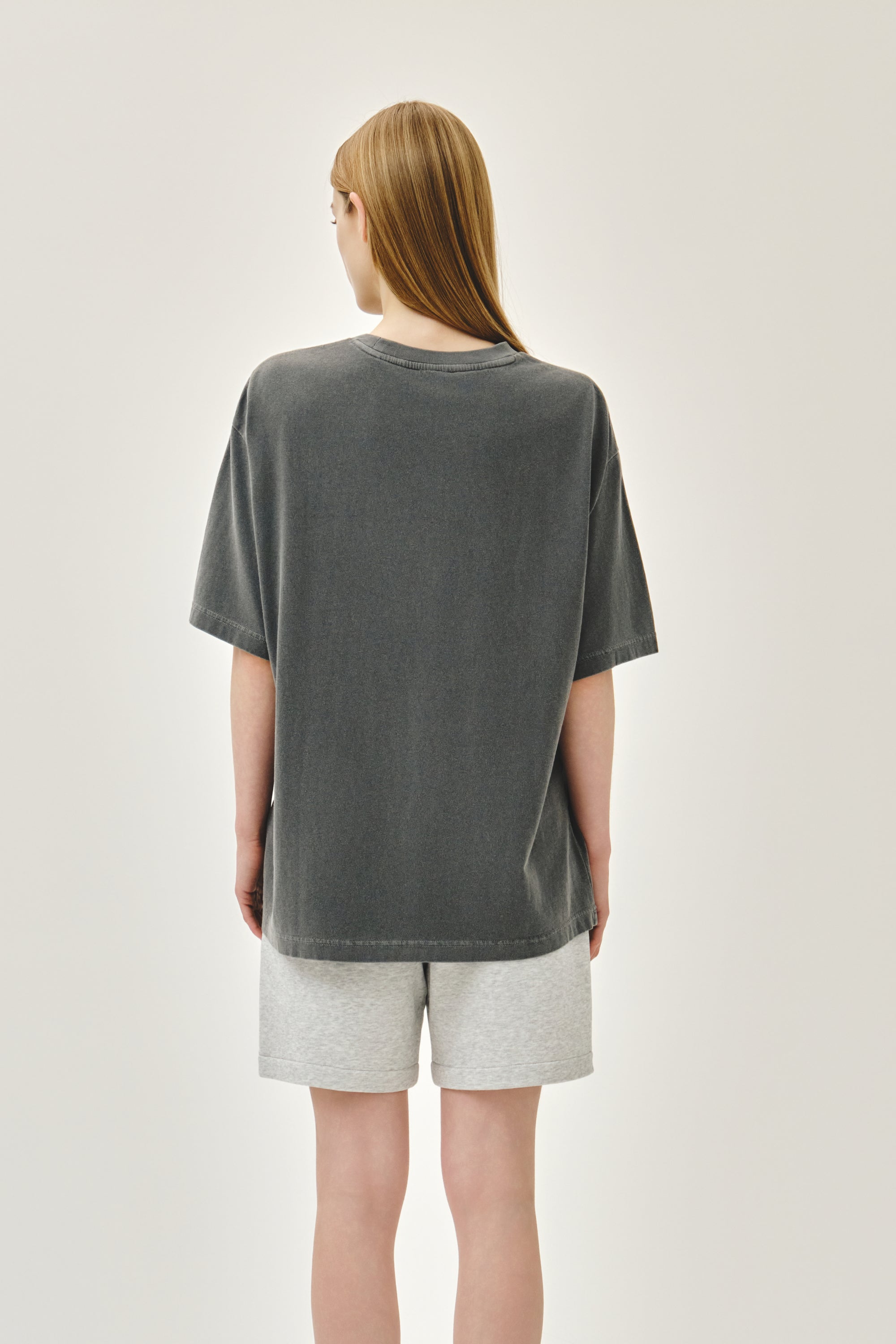 Classic Logo Sweat Shorts Light Heather Gray