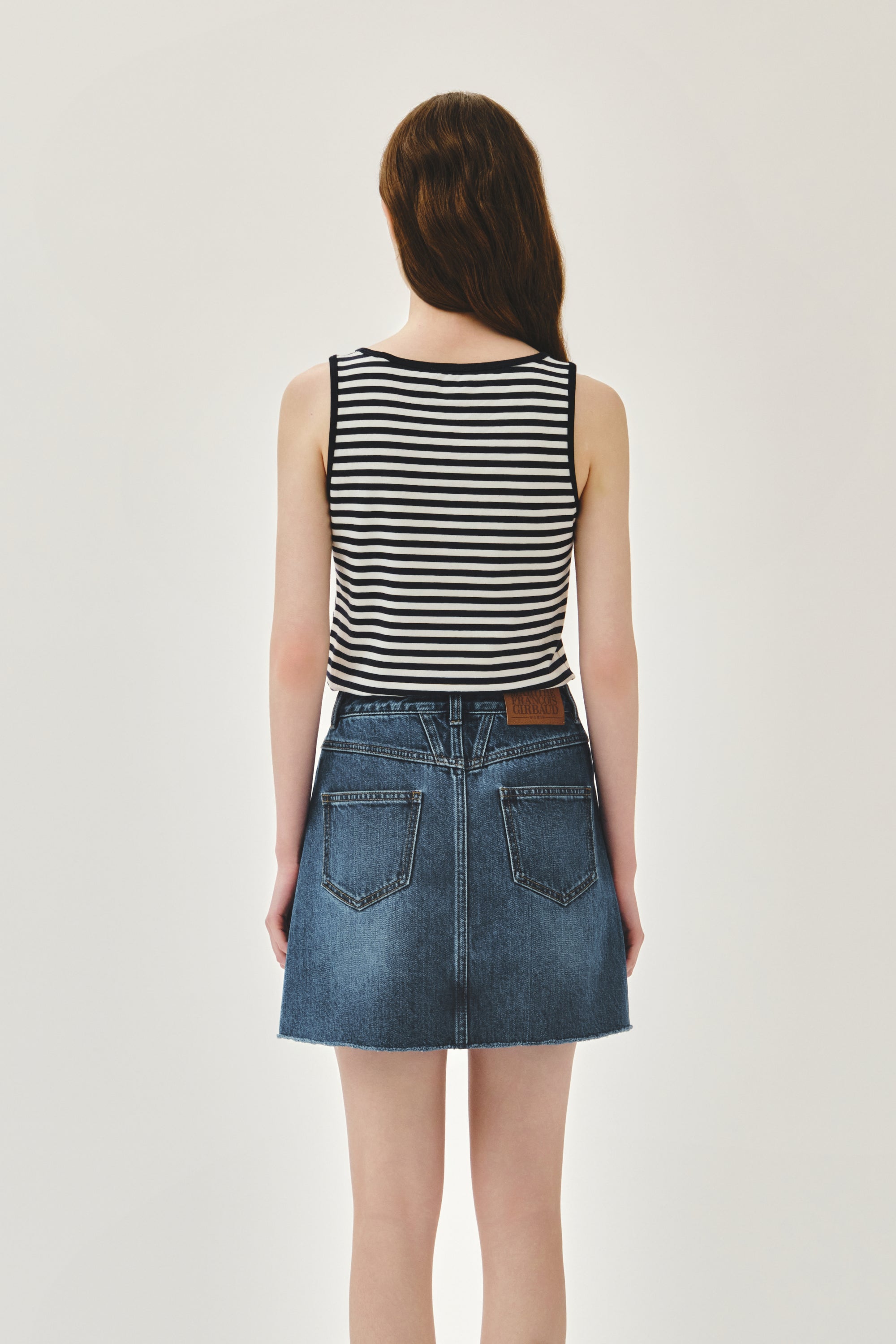 W Small Classic Logo Sleeveless Dark Navy