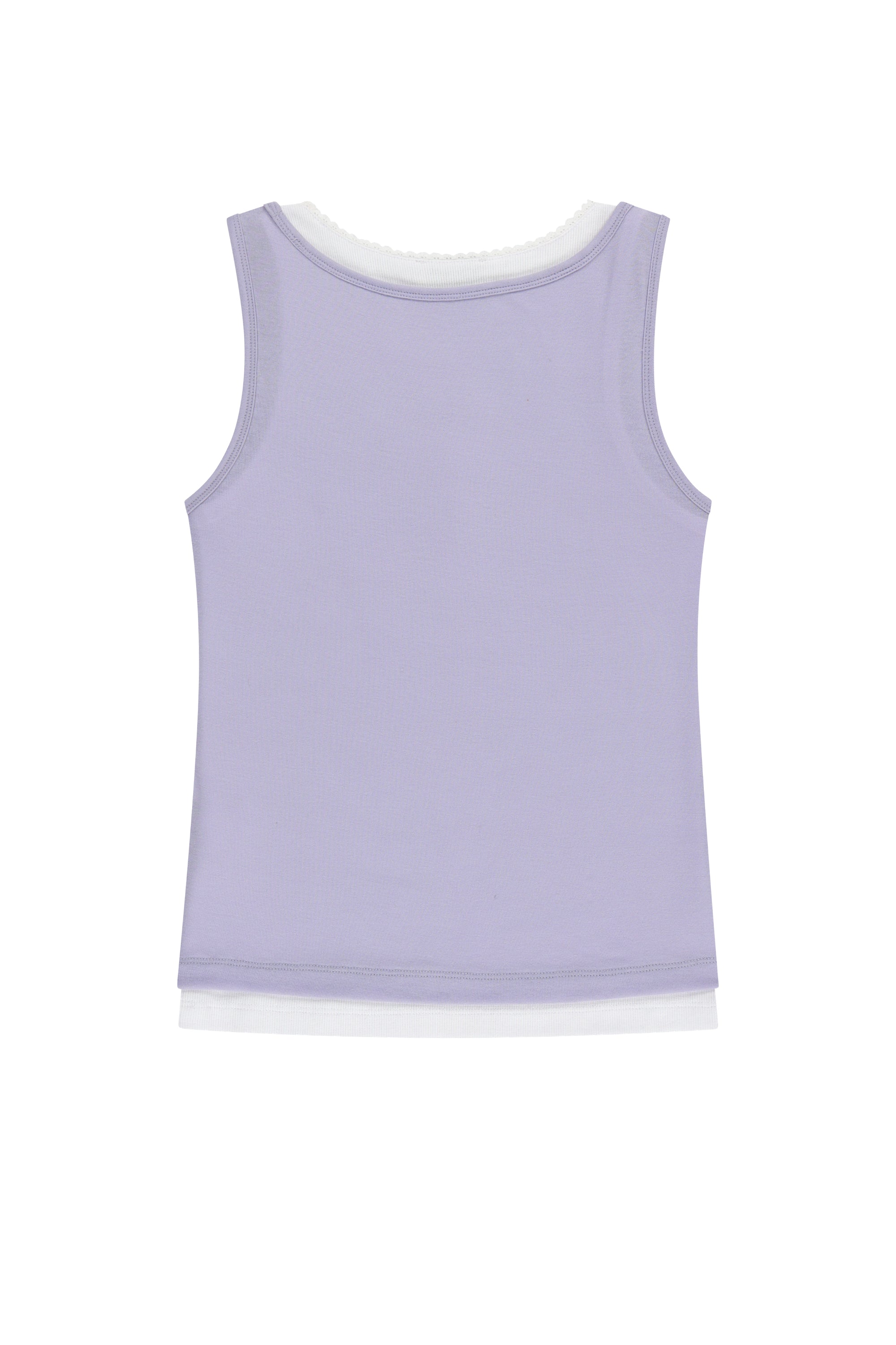 W Layered Sleeveless Lavender