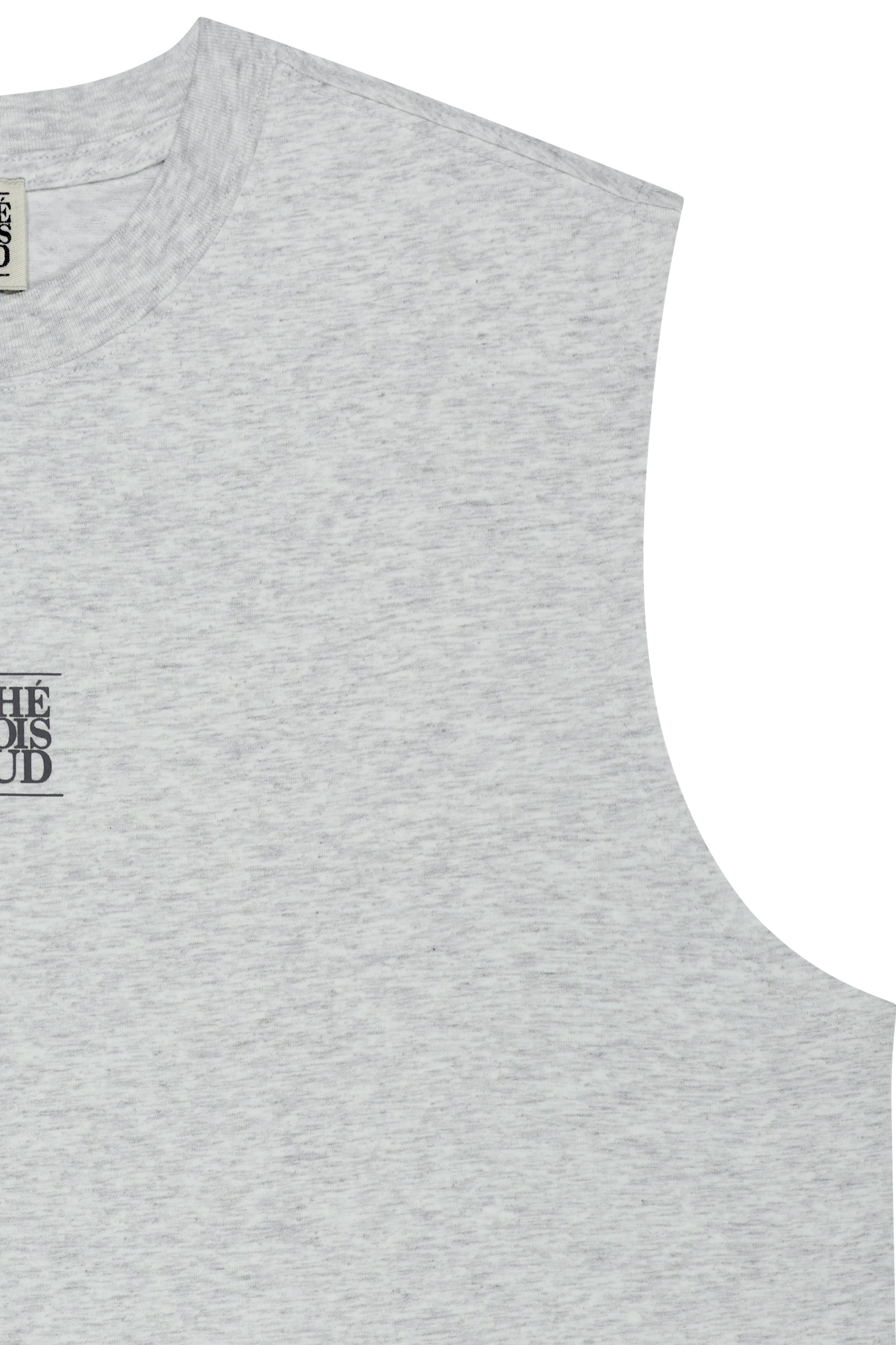 Sorona Cool Small Classic Logo Sleeveless Light Heather Gray