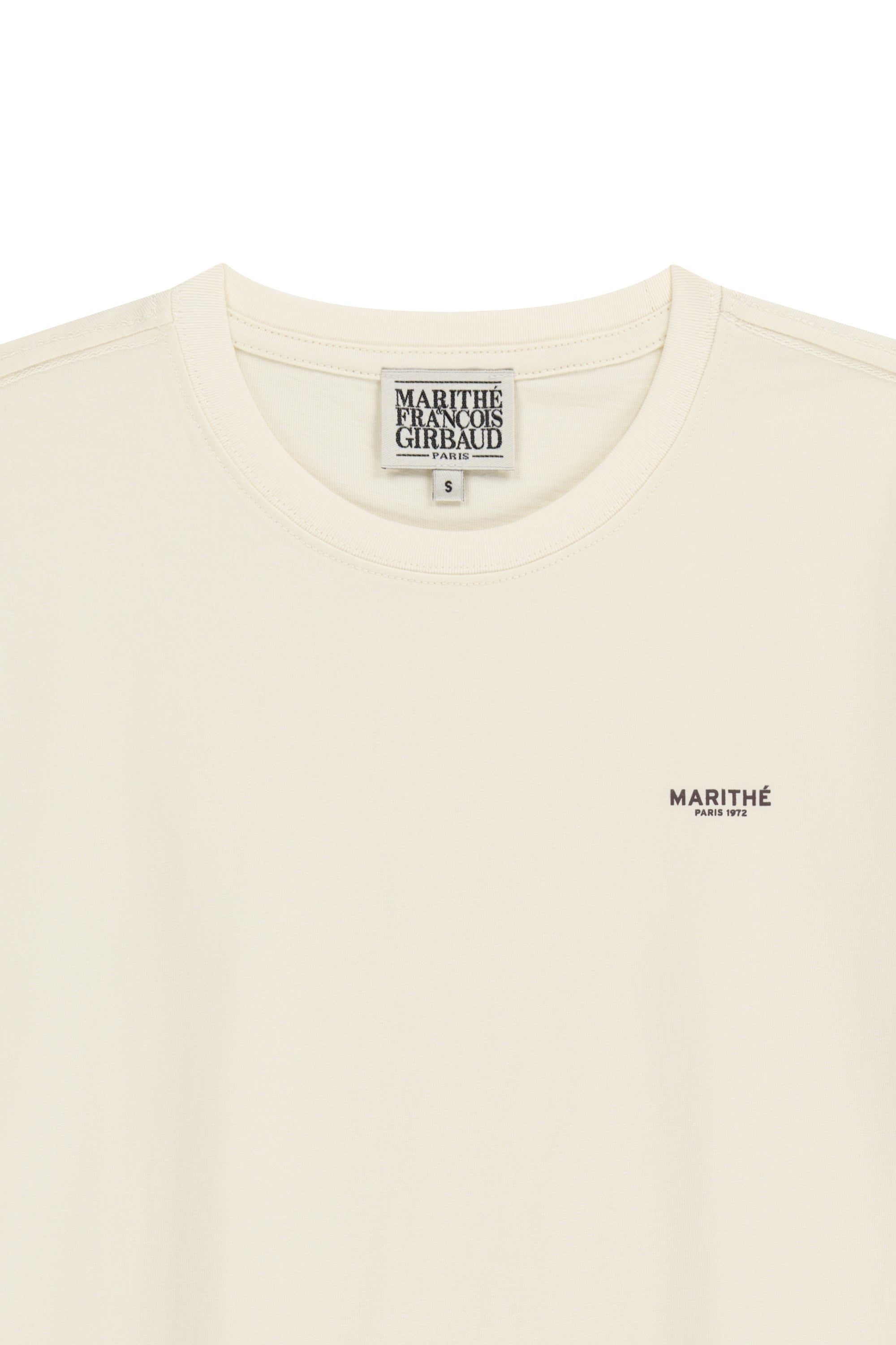 W Small Regular Logo Tee Cream
