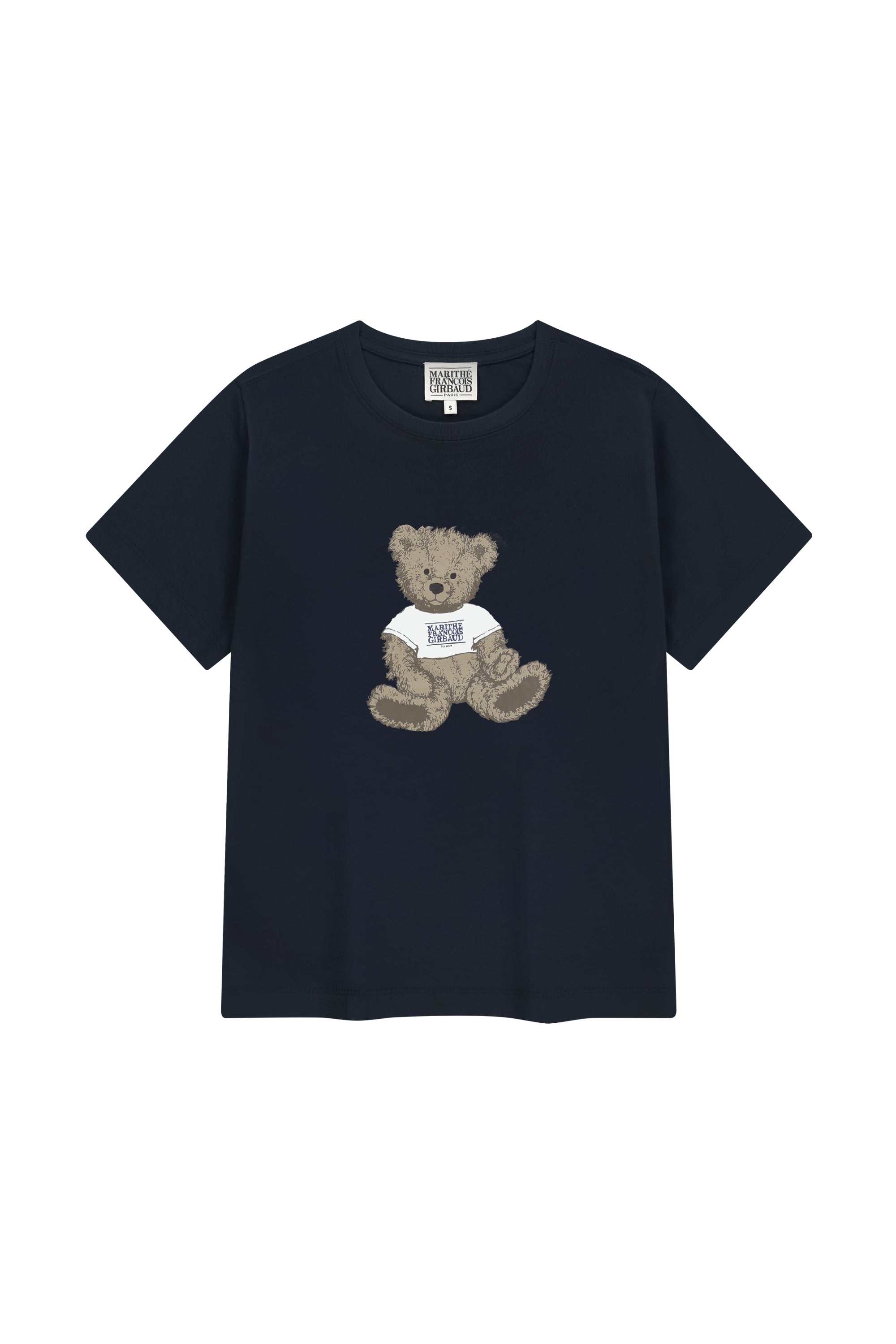 W Doodle Bear Tee Navy