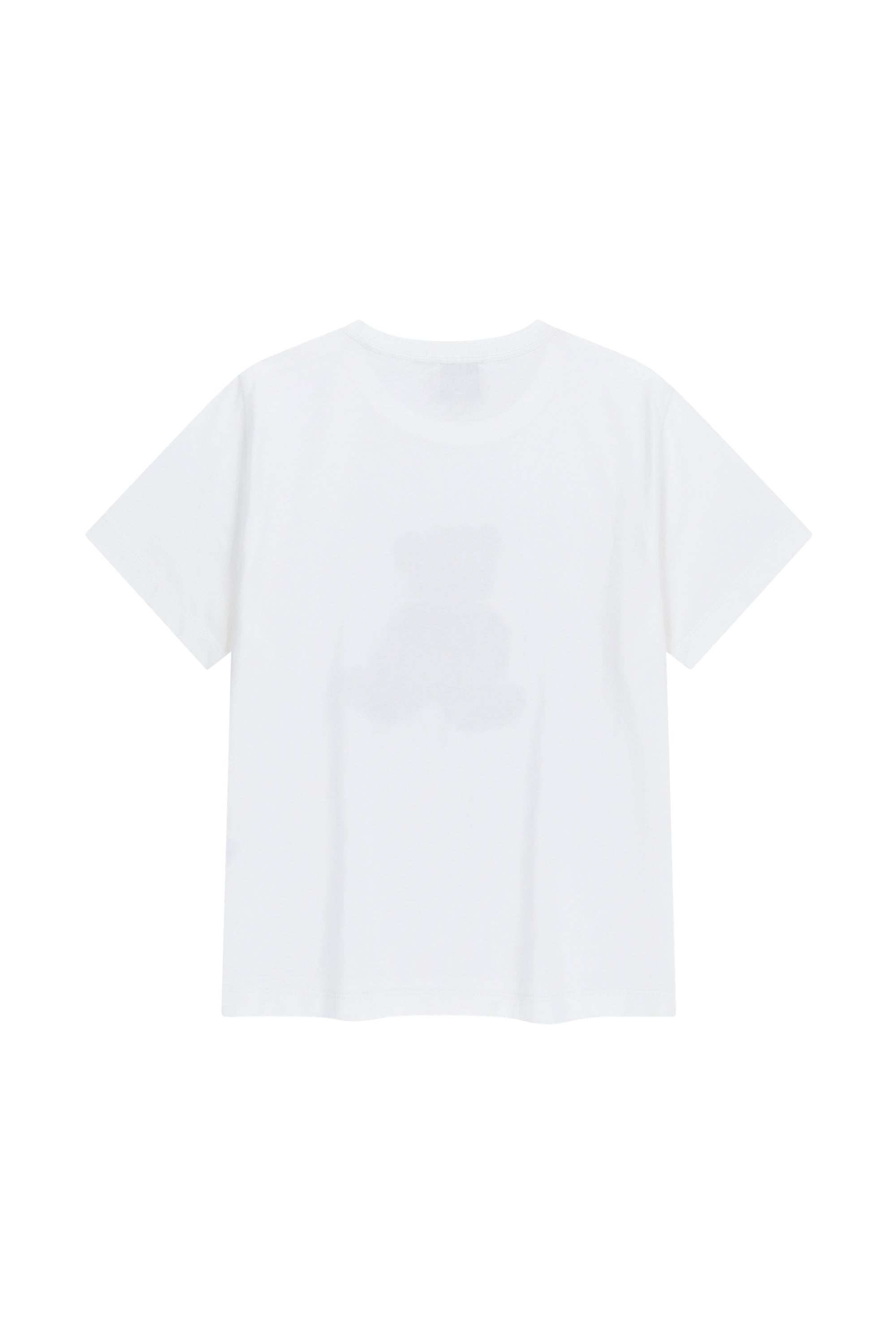 W Doodle Bear Tee White / Beige