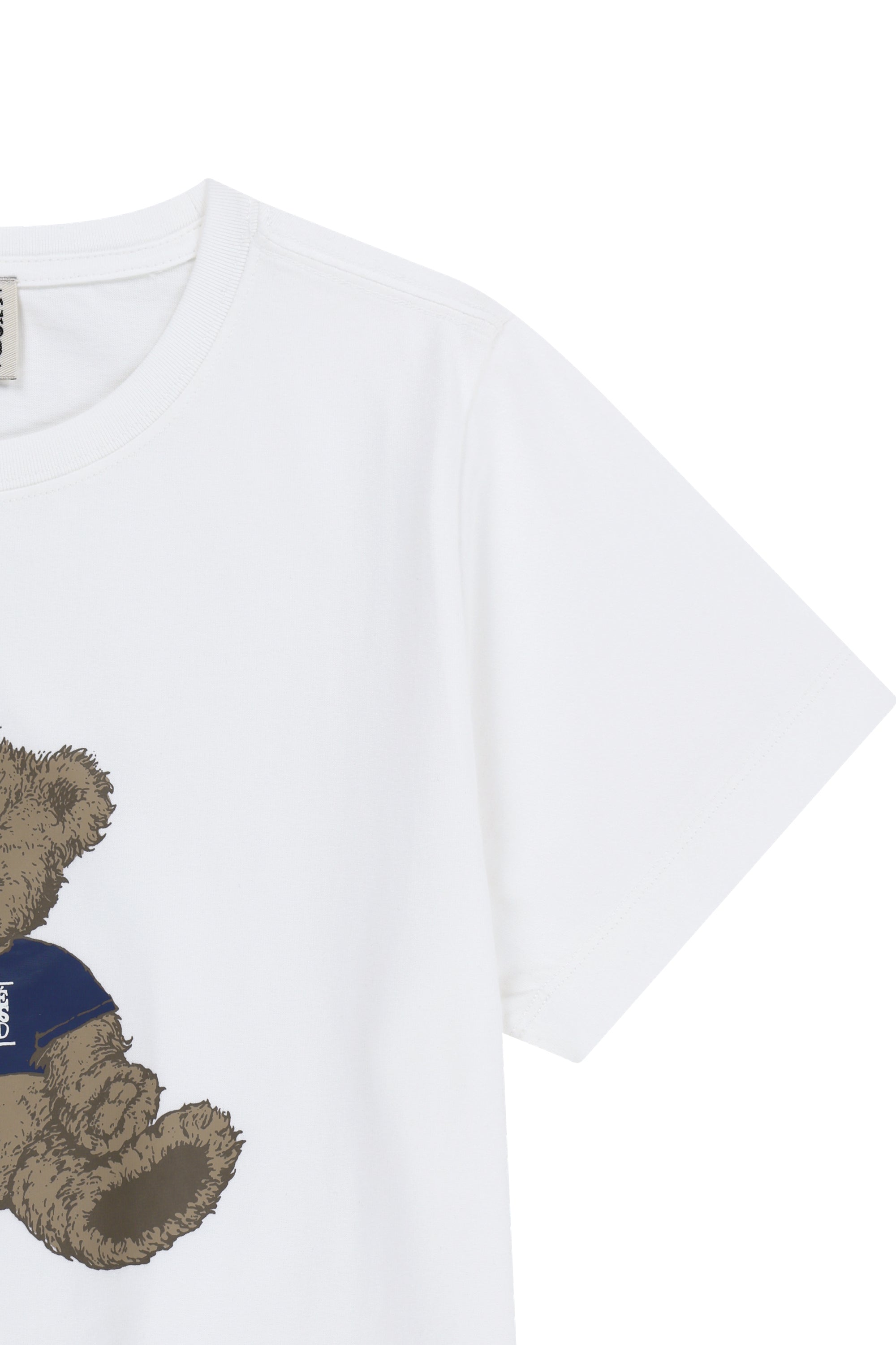 W Doodle Bear Tee White / Beige
