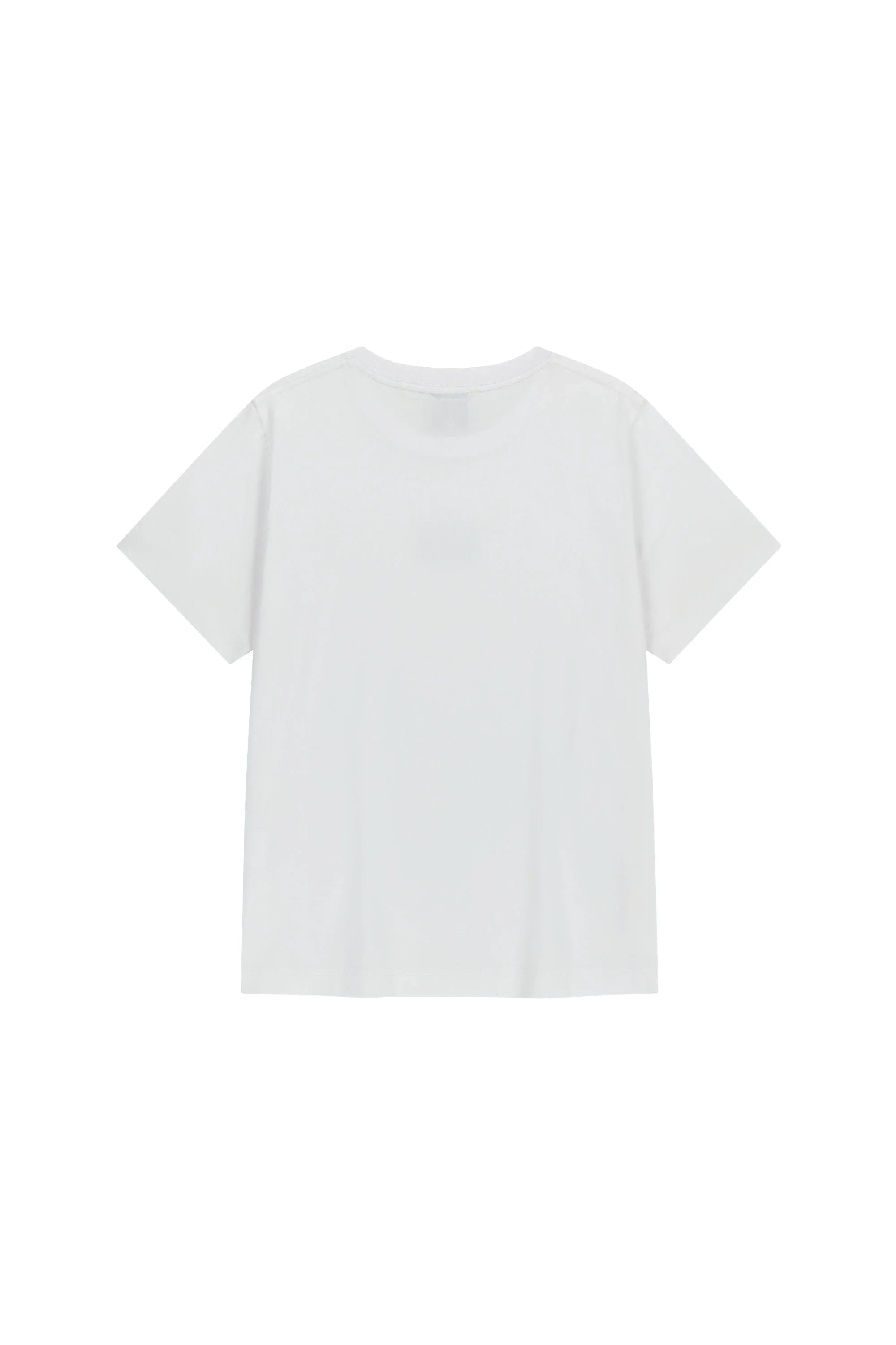 W Small Classic Logo Tee White