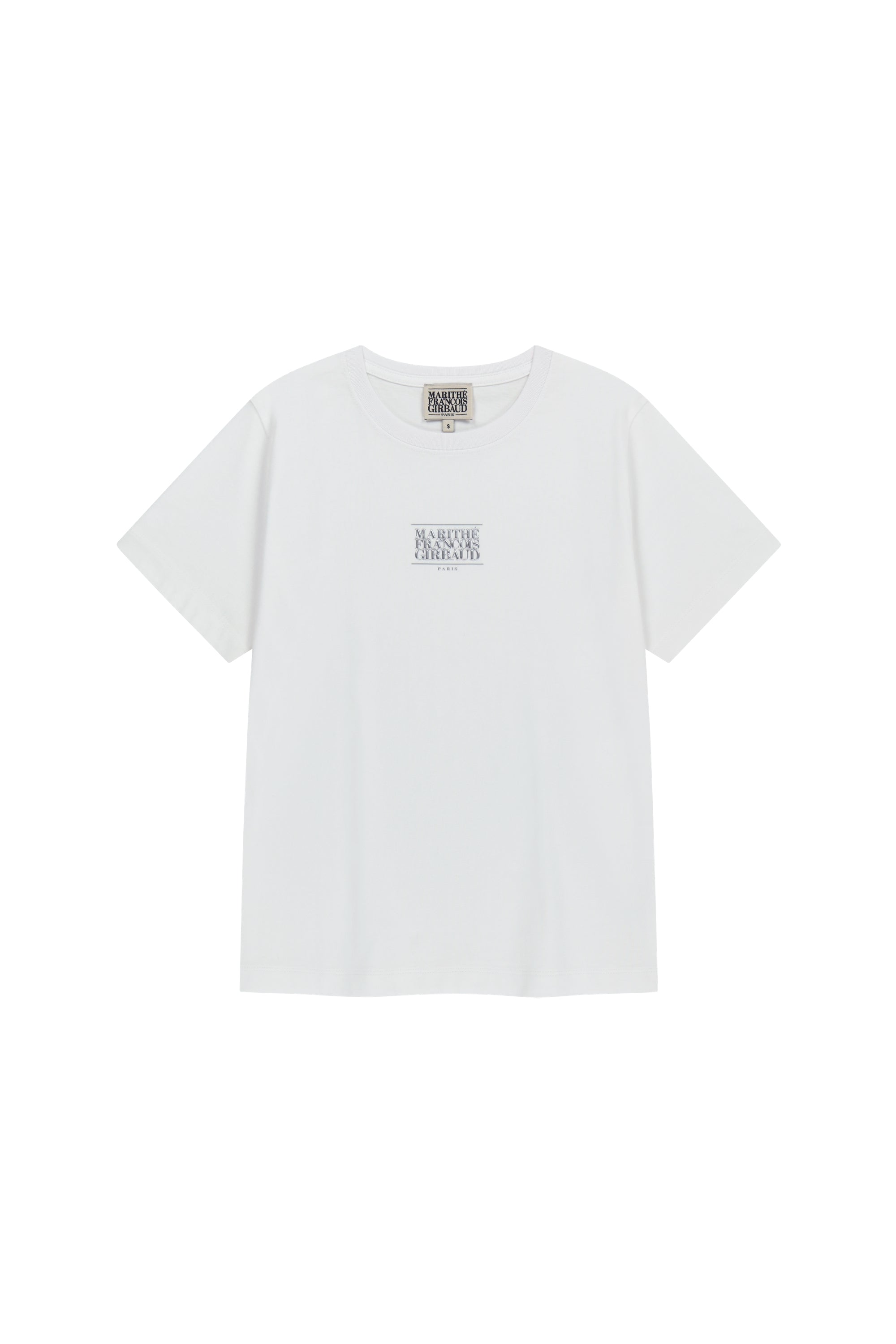 W Small Classic Logo Tee White