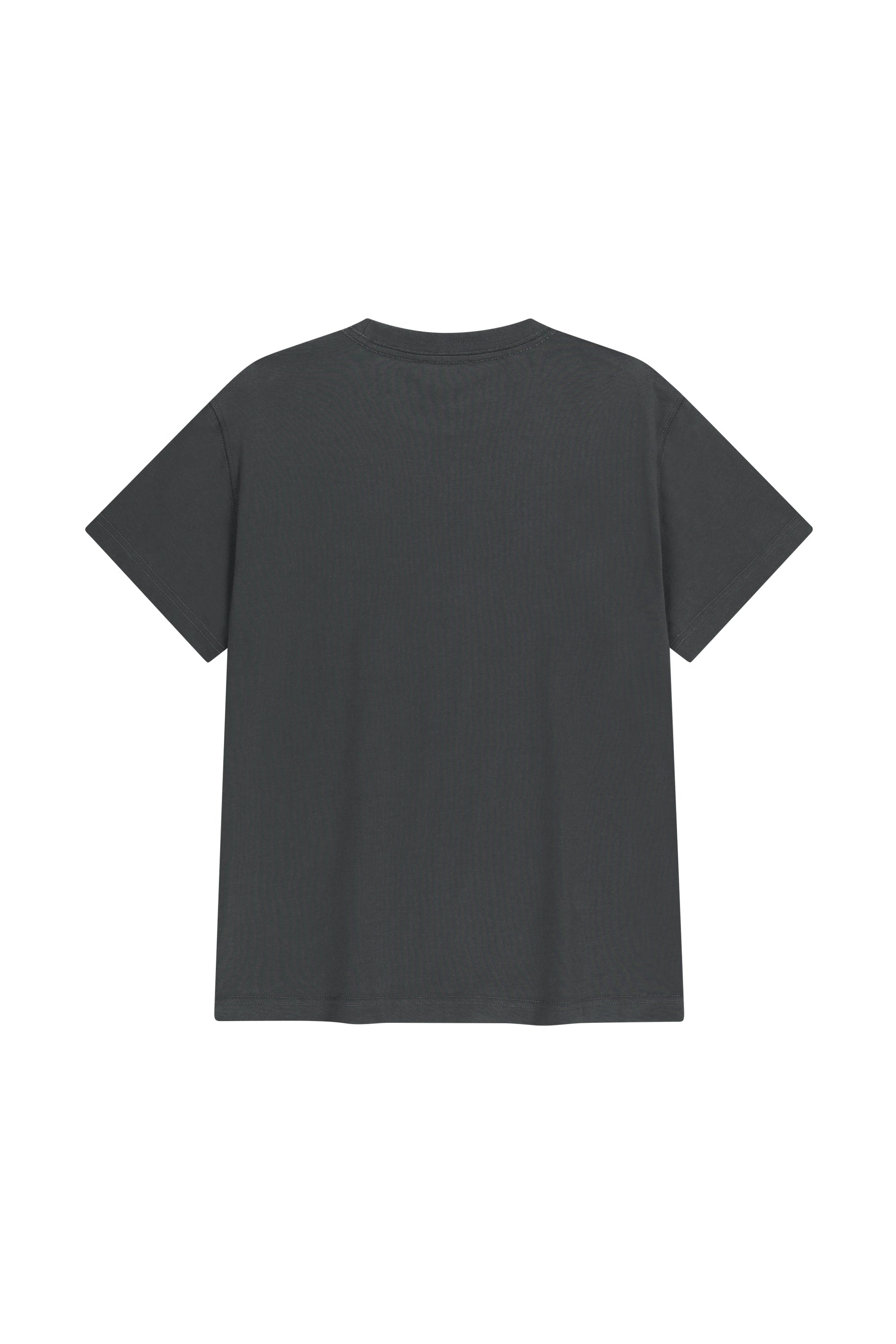 Small Regular Logo Tee Charcoal