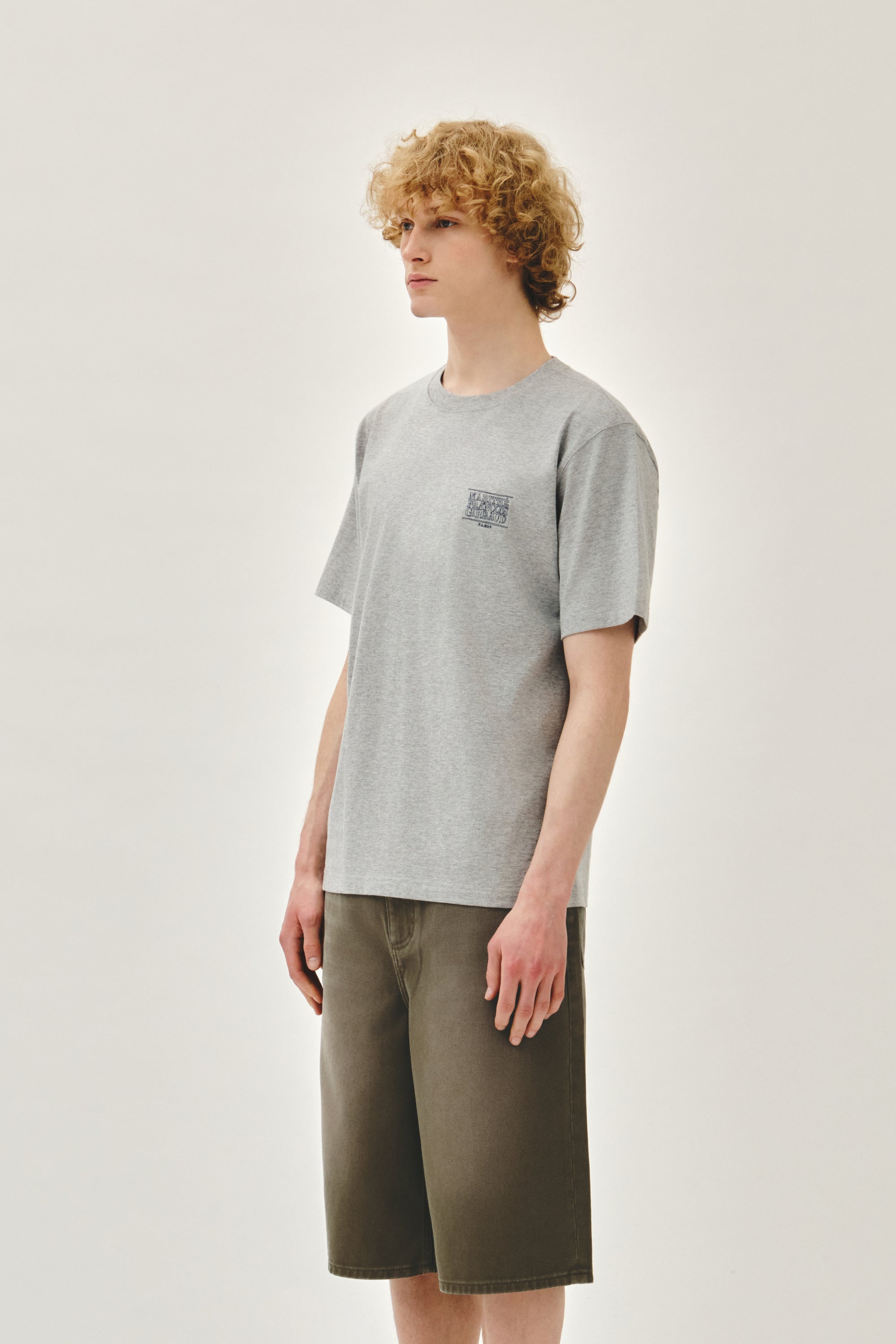 Doodle Bear Tee Heather Gray
