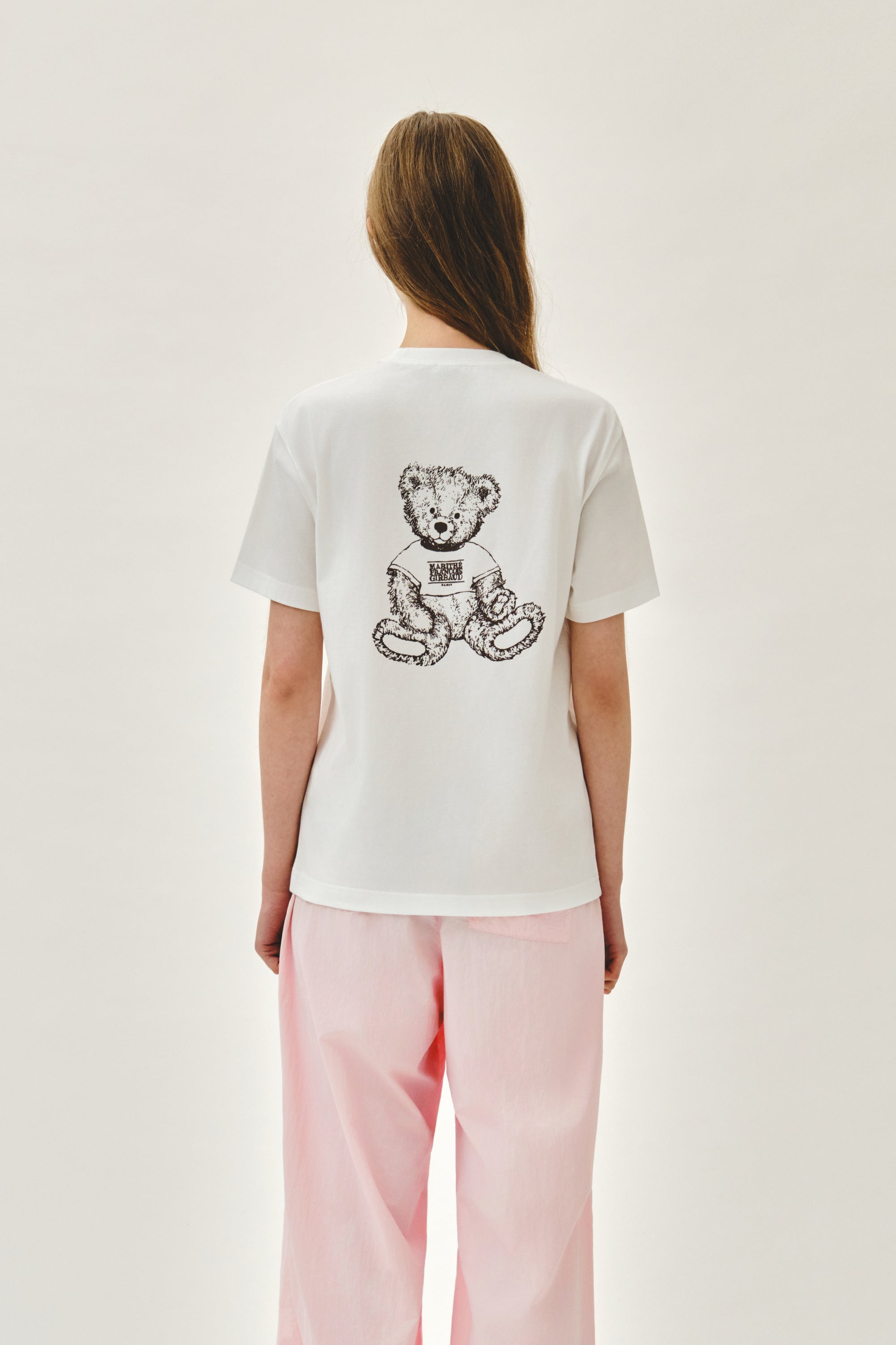 Doodle Bear Tee White