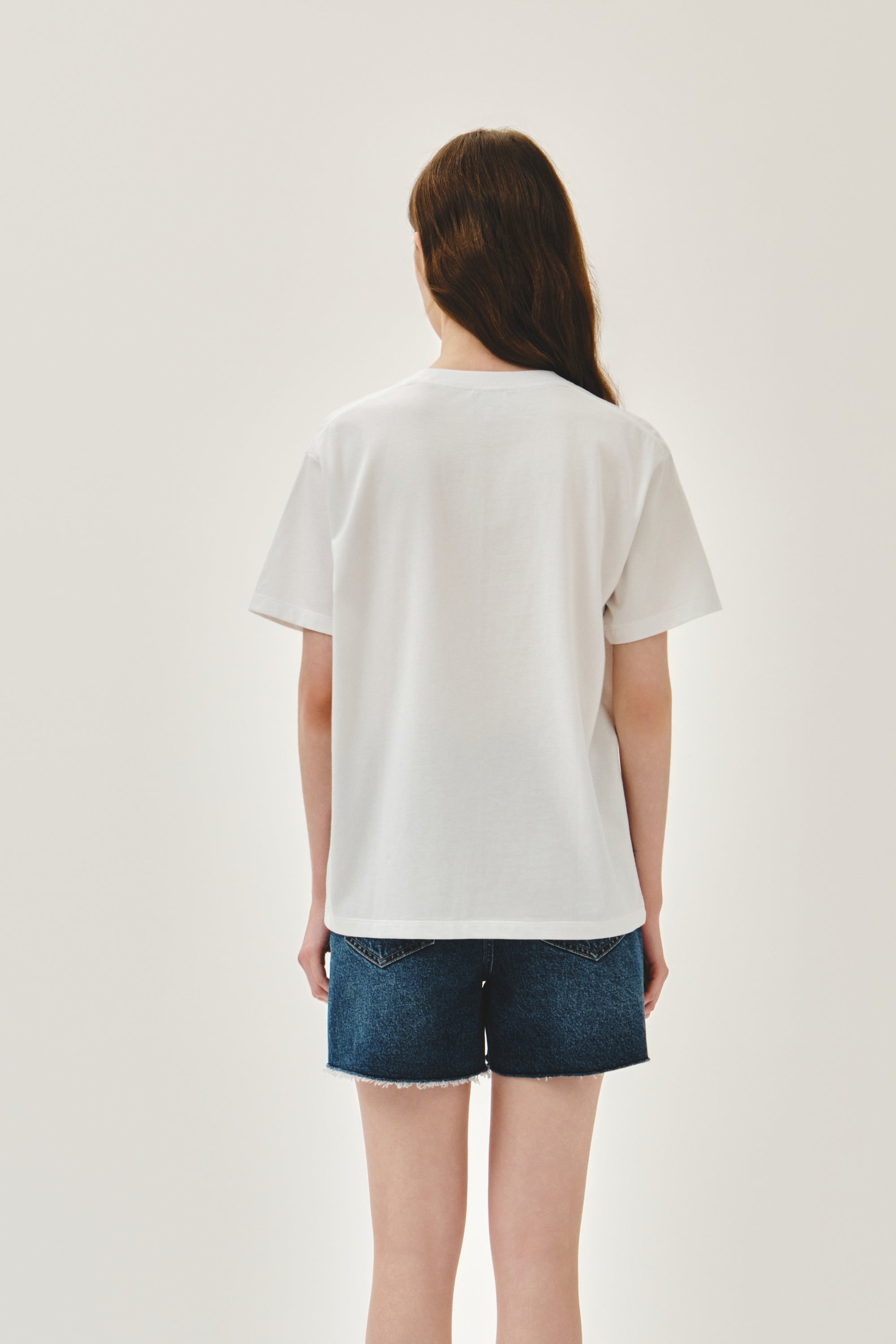 Marine Drawing Doodle Graphic Tee White