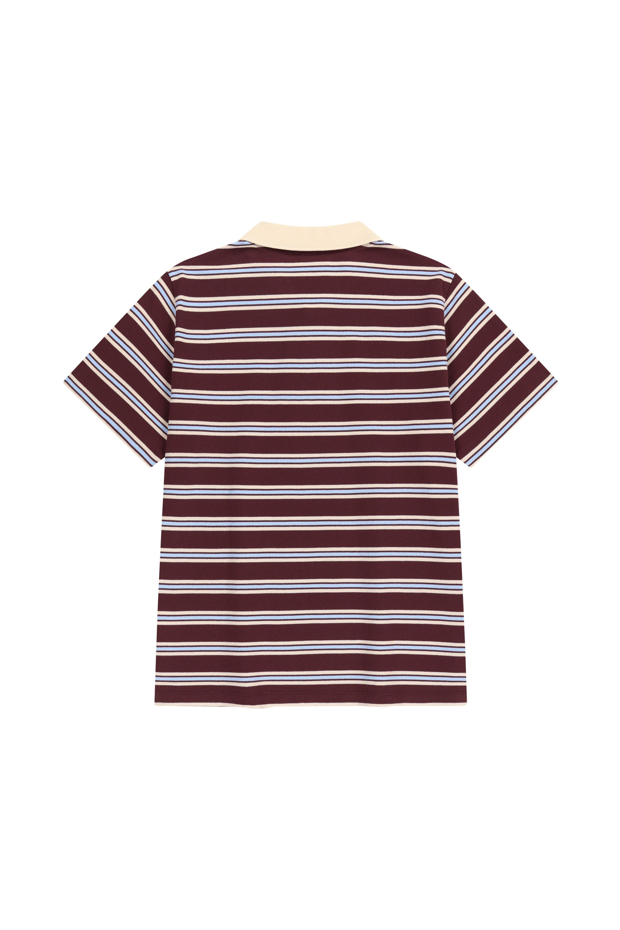 Small Classic Logo PK Collar Tee Stripe