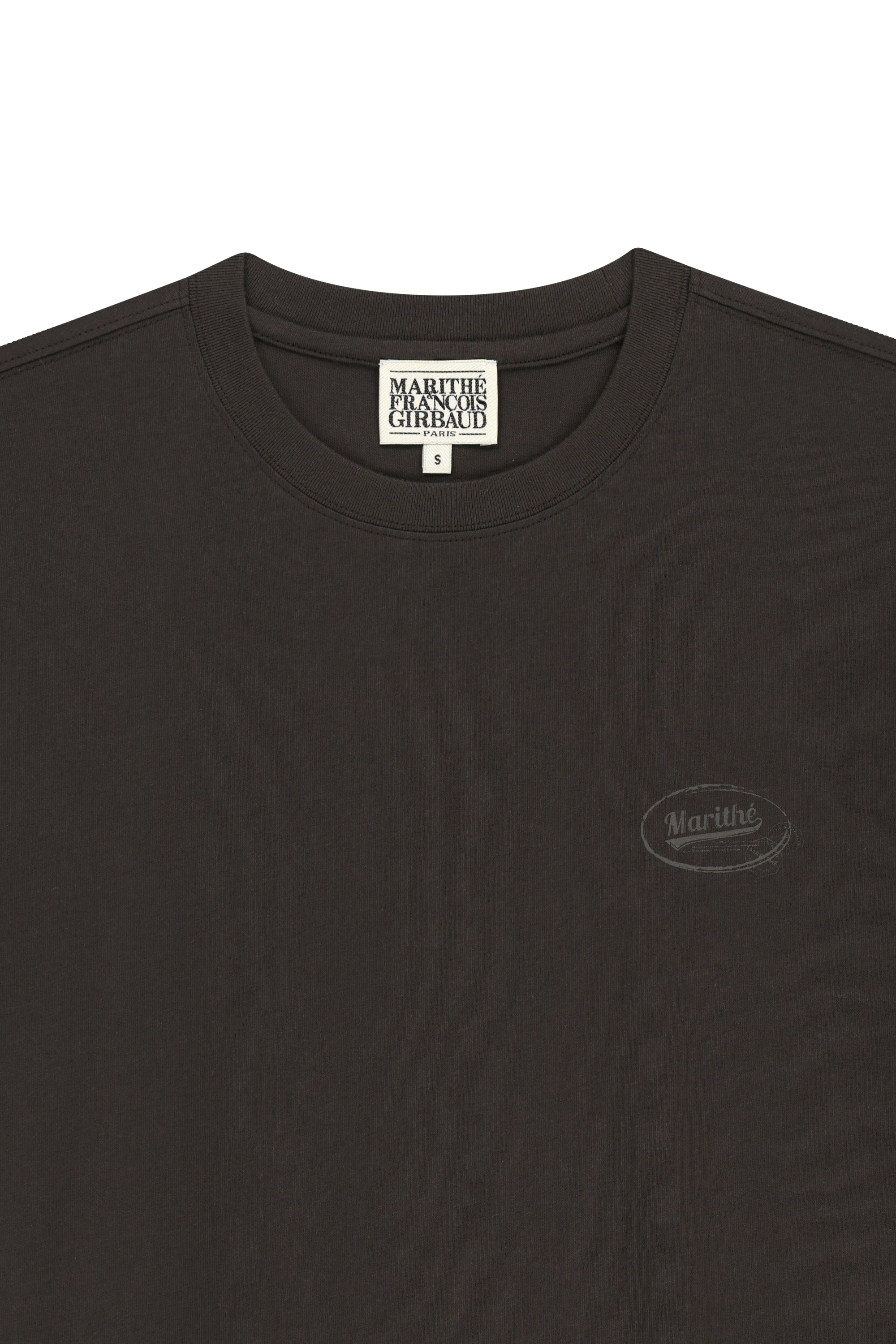 Vintage Logo Typo Tee Brown