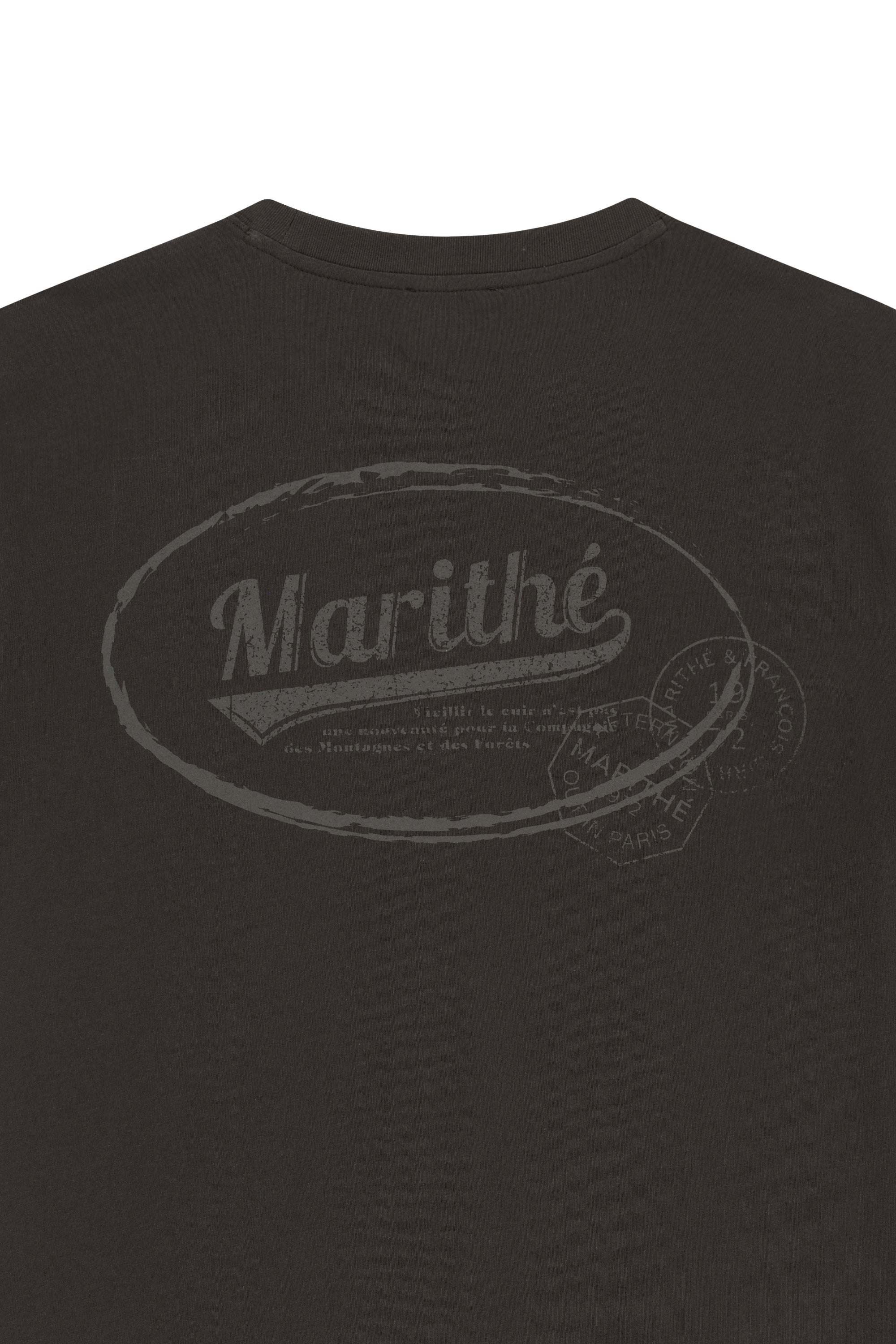 Vintage Logo Typo Tee Brown