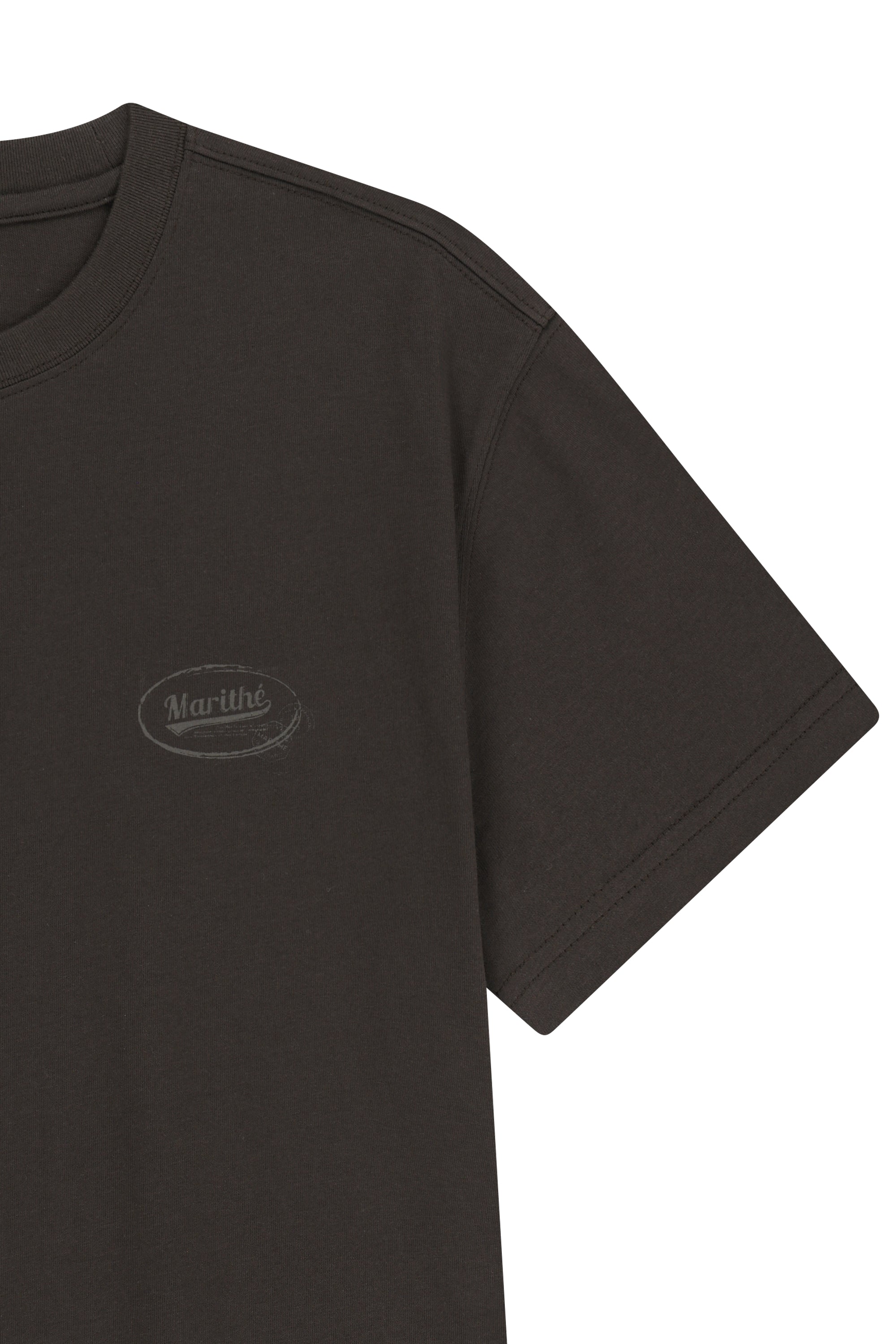 Vintage Logo Typo Tee Brown