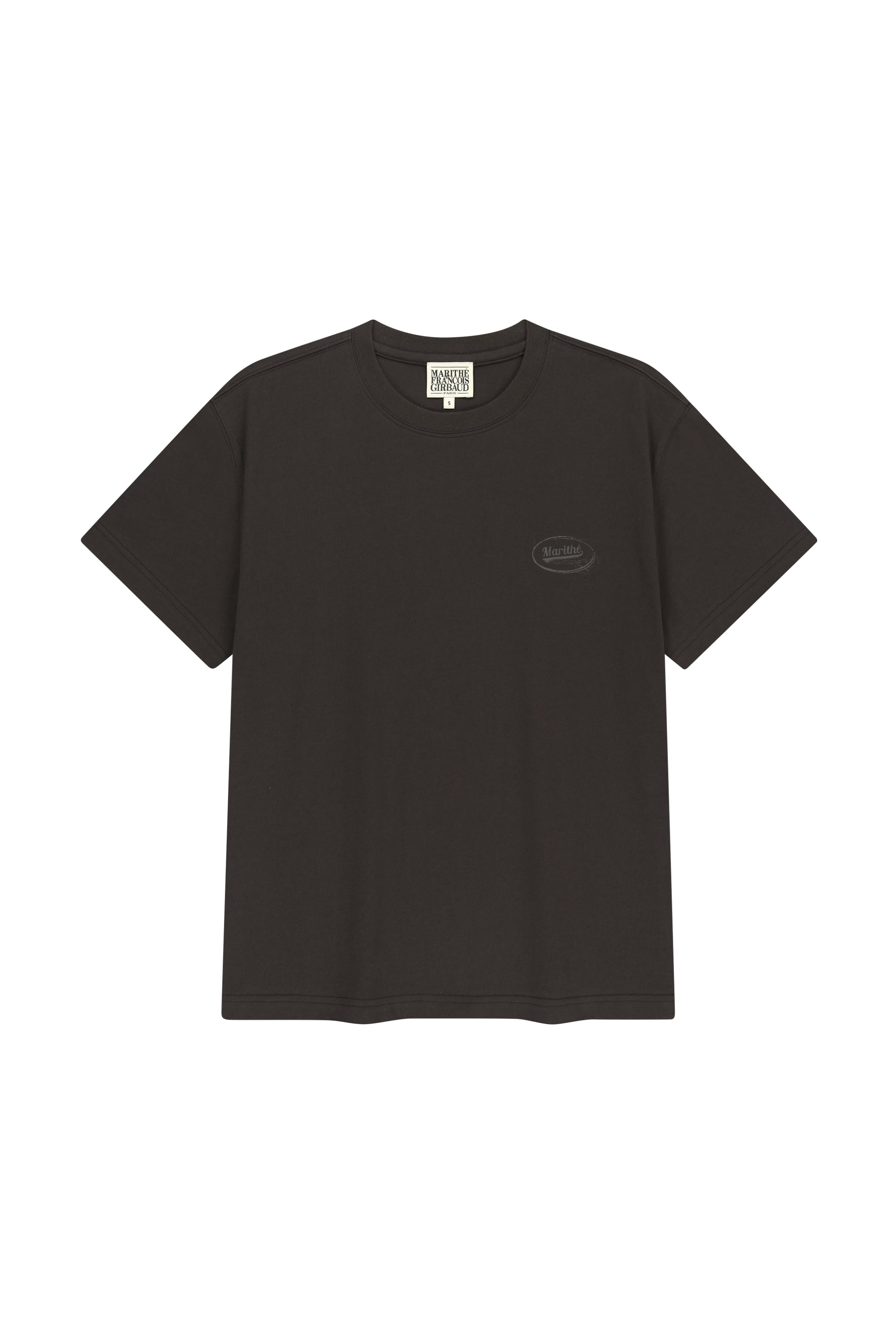 Vintage Logo Typo Tee Brown