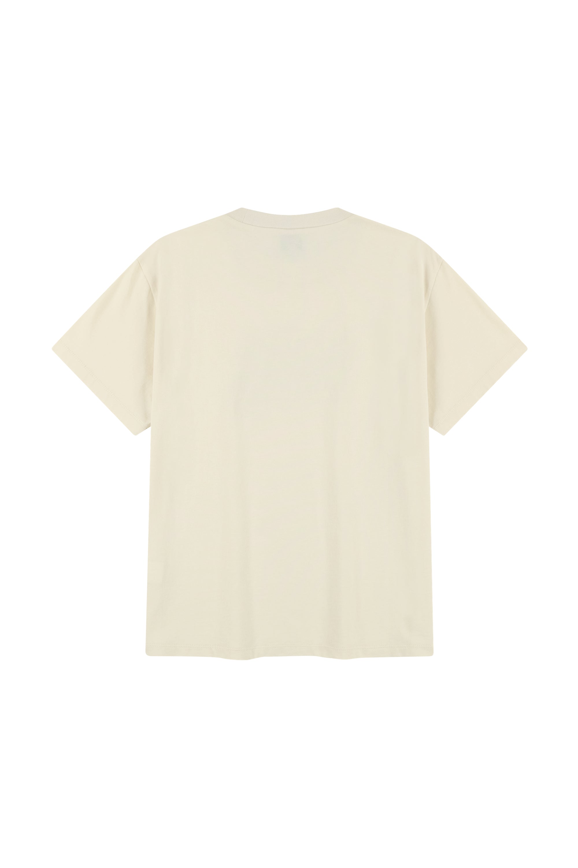 Stamp Classic Logo Tee Cream