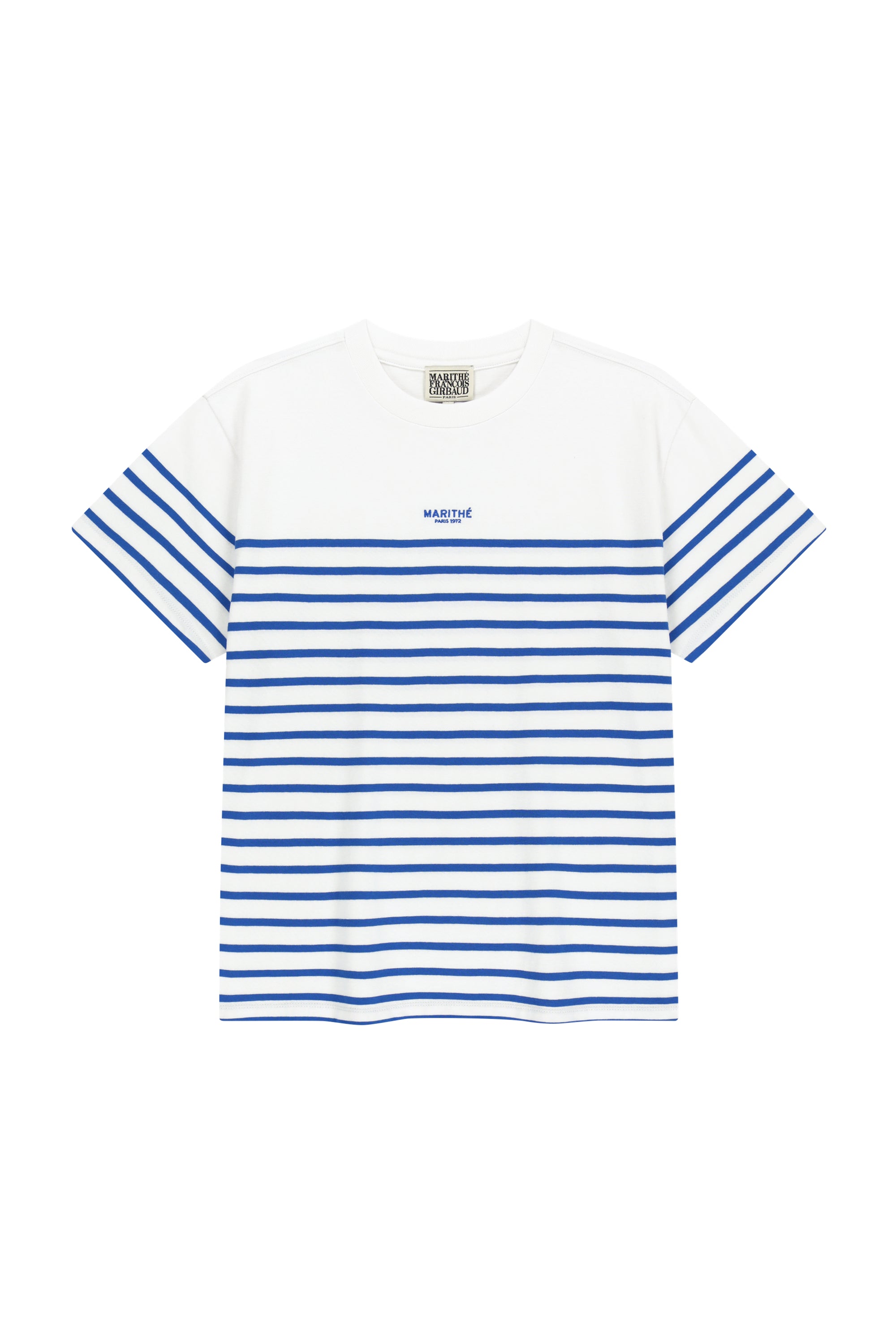 Block Stripe Tee Blue
