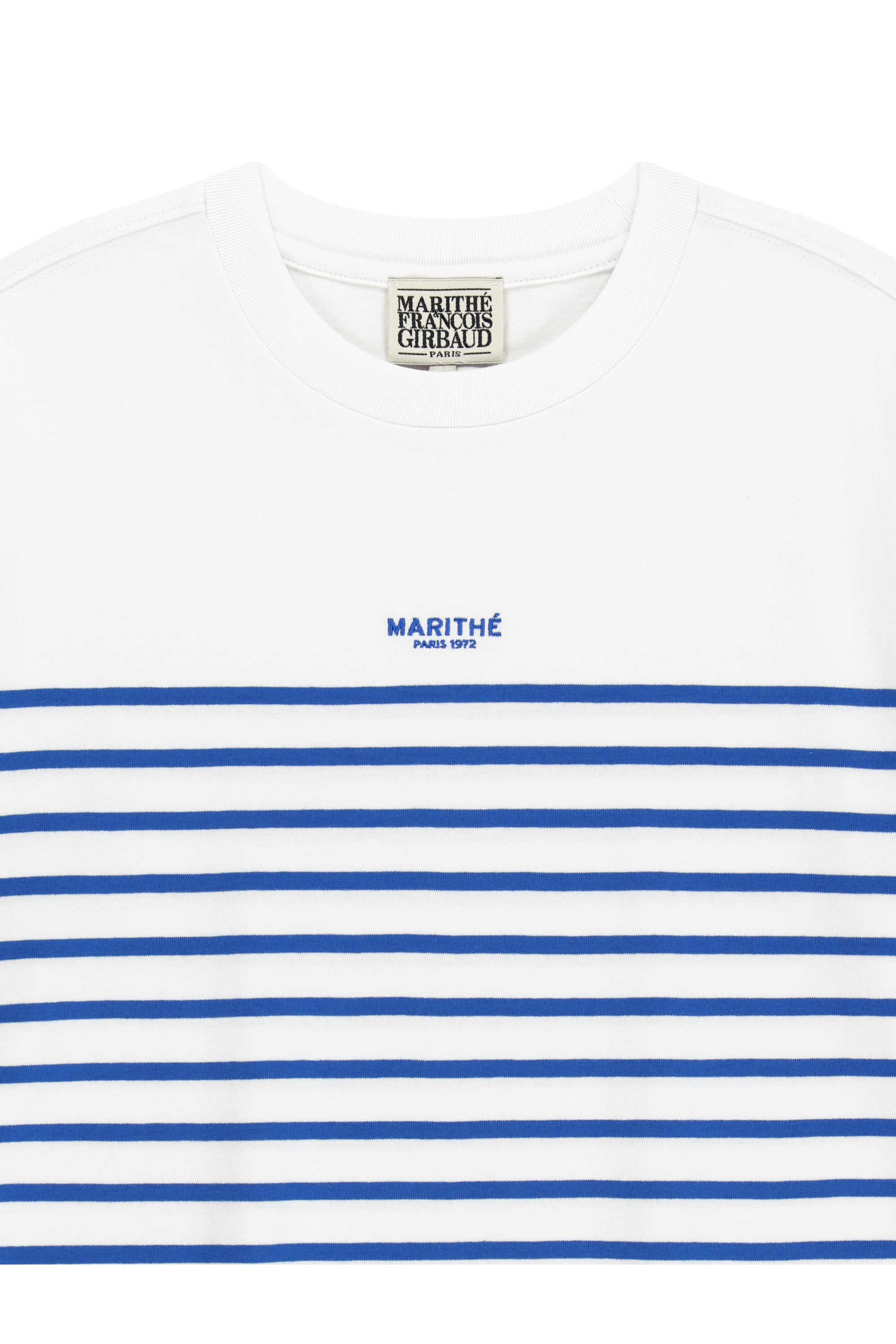 Block Stripe Tee Blue