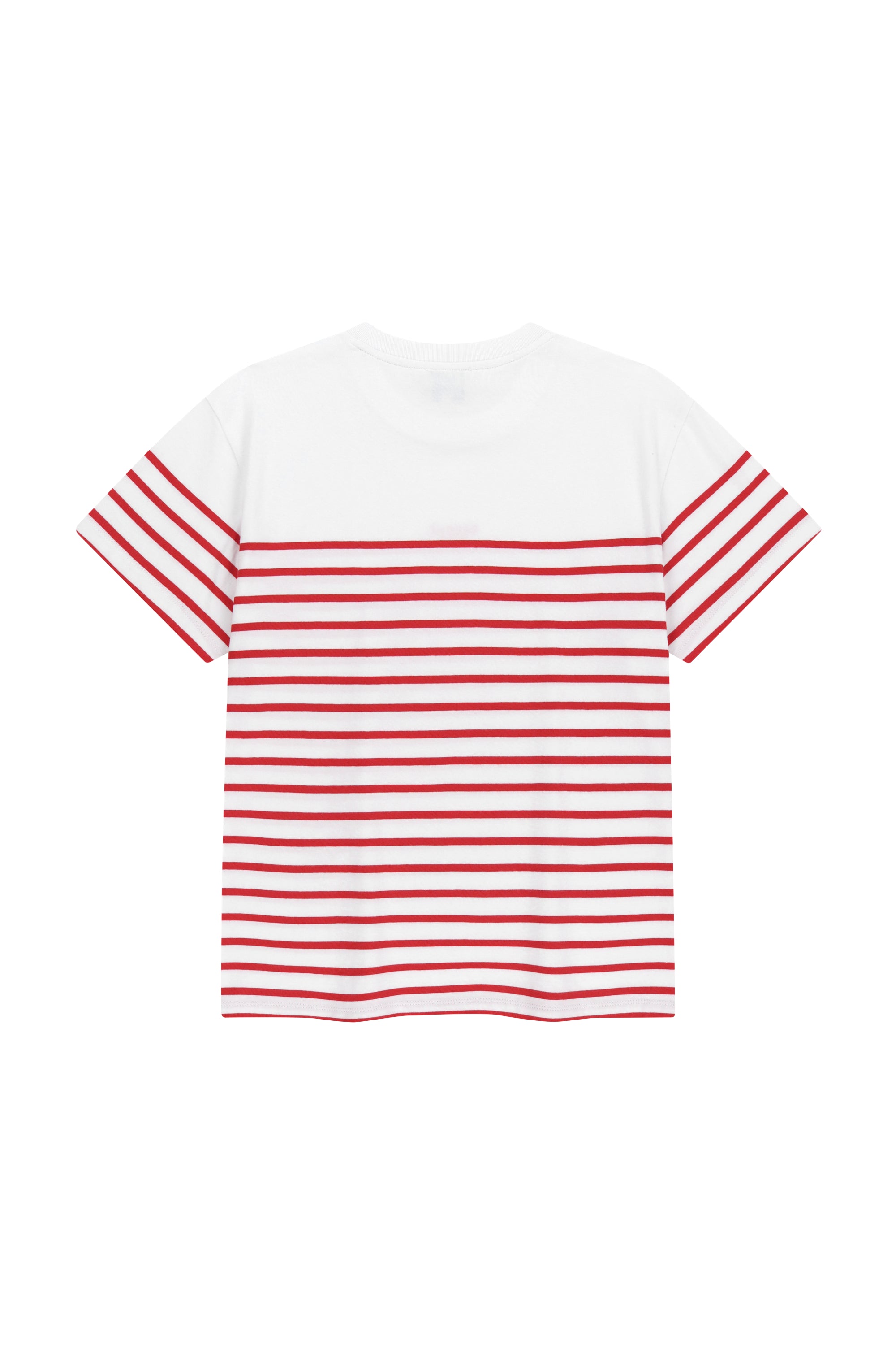 Block Stripe Tee Red