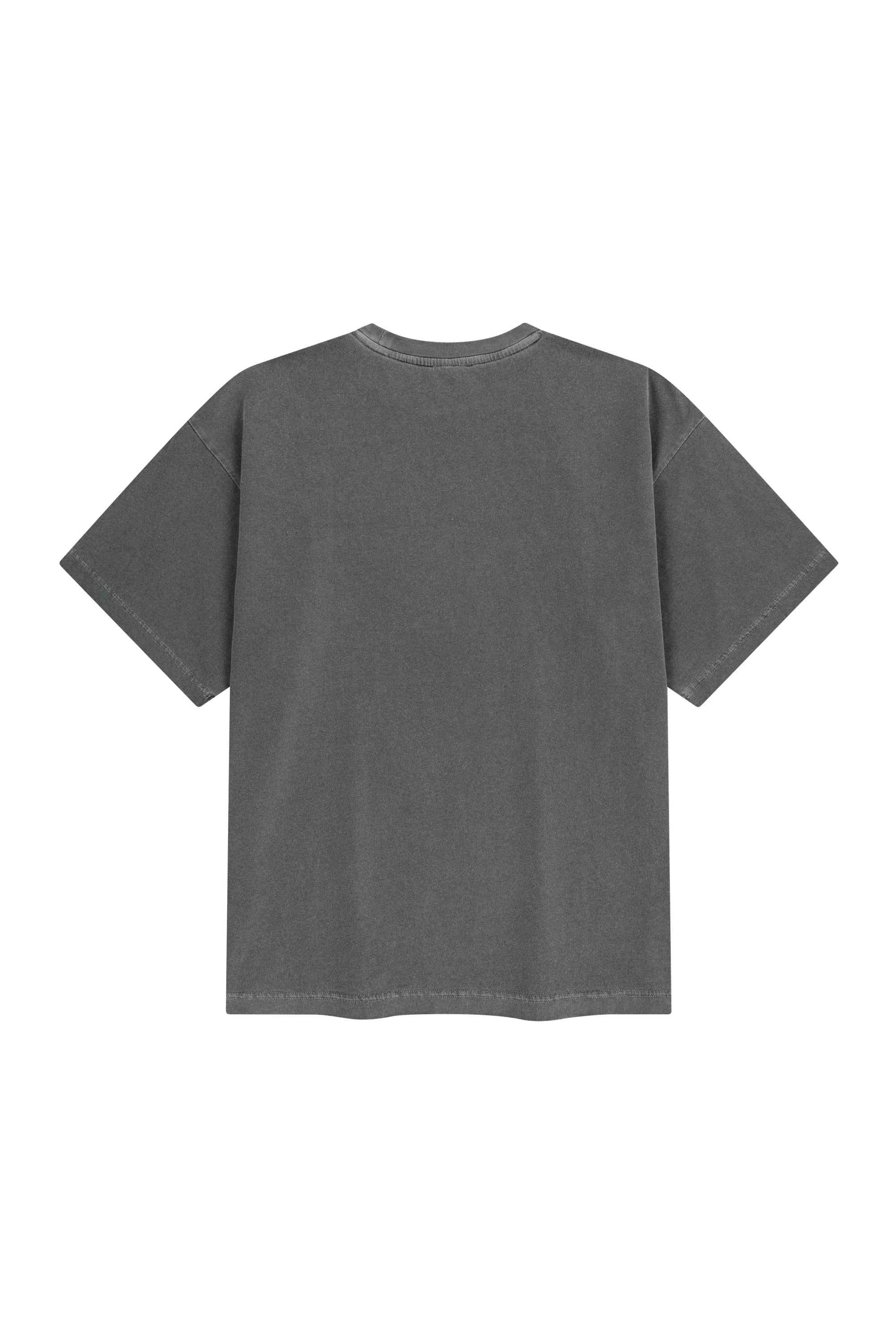 Outline Classic Logo Oversized Dyeing Tee Charcoal
