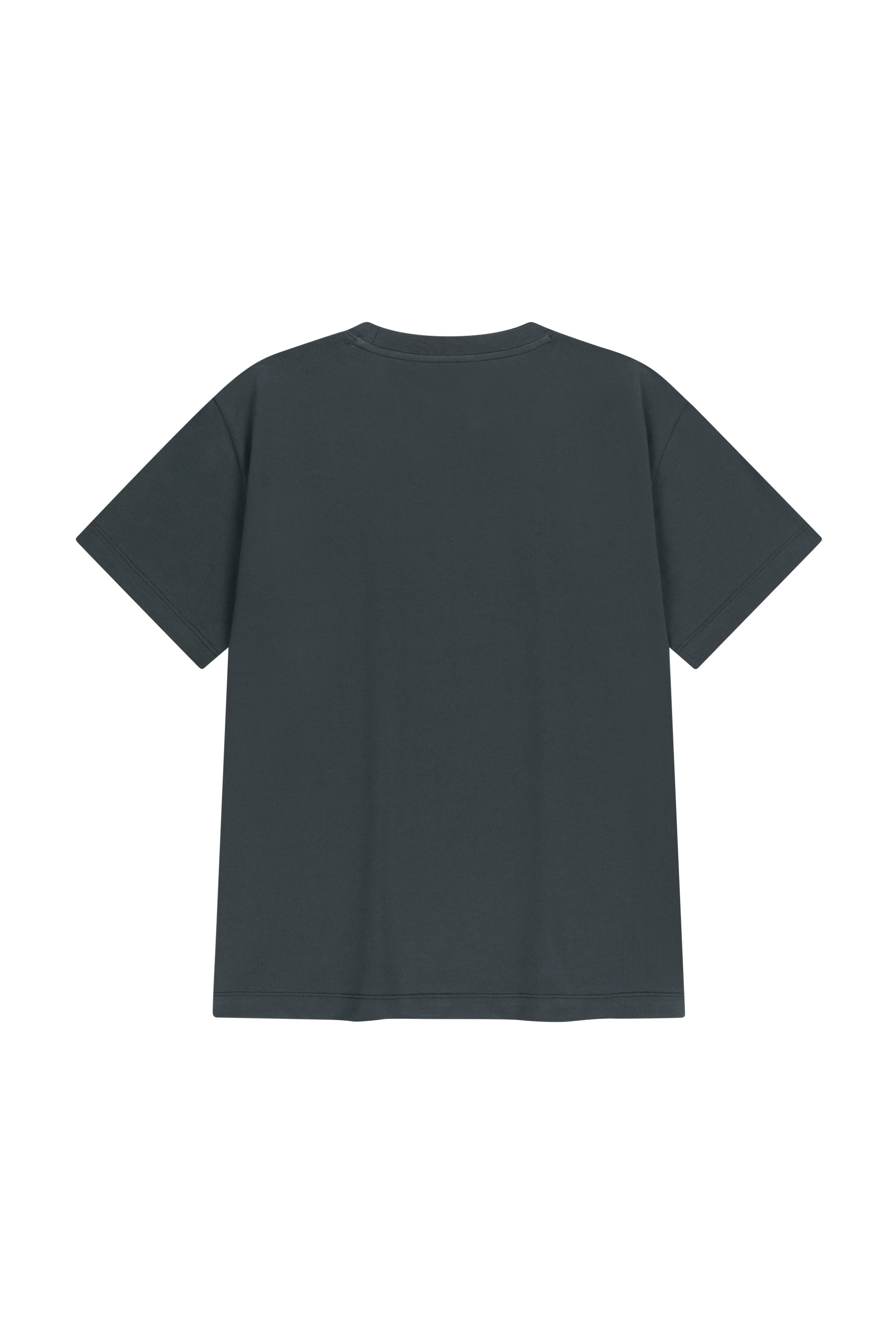 Marithe Sport Lettering Logo Tee Charcoal