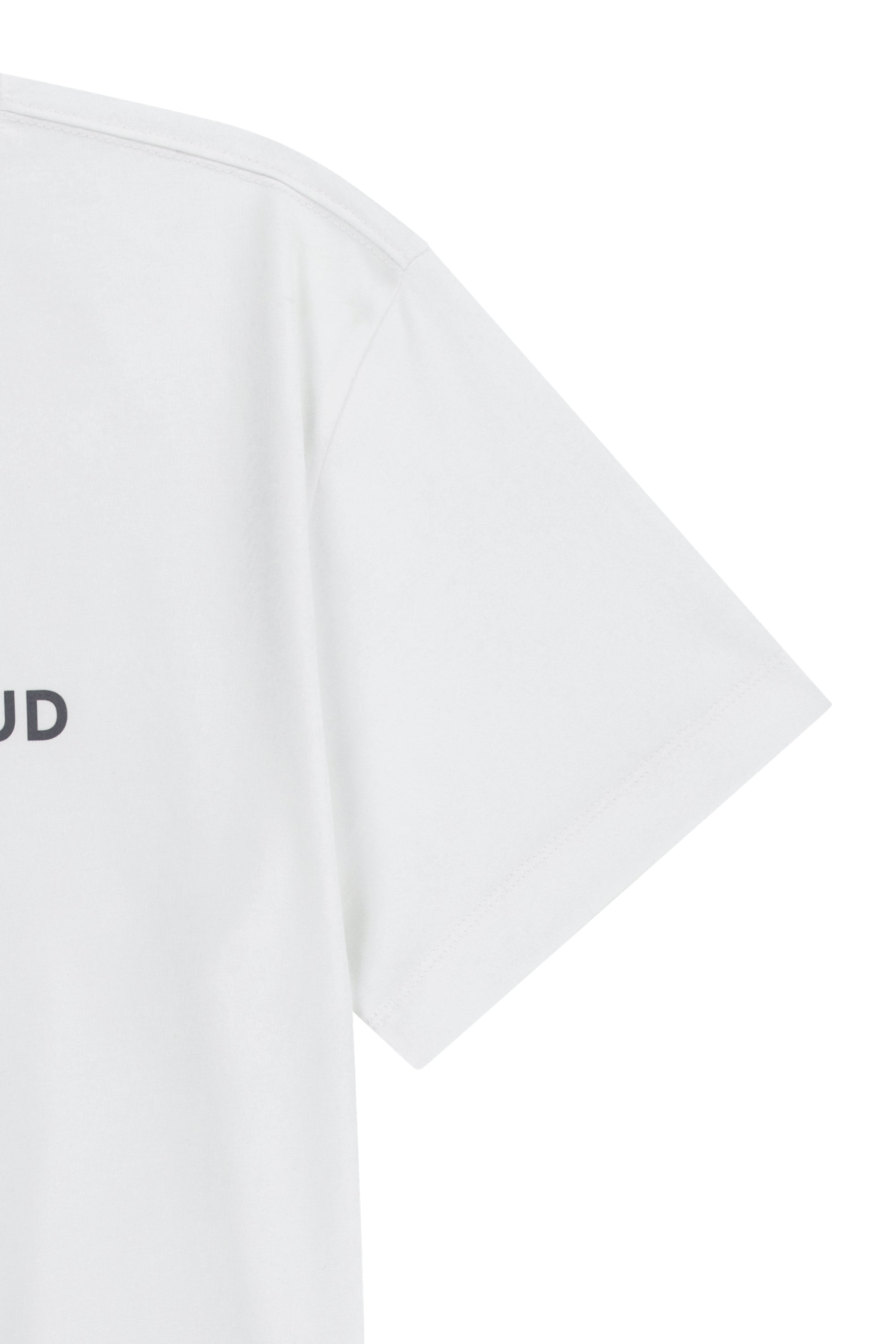 Marithe Sport Lettering Logo Tee White