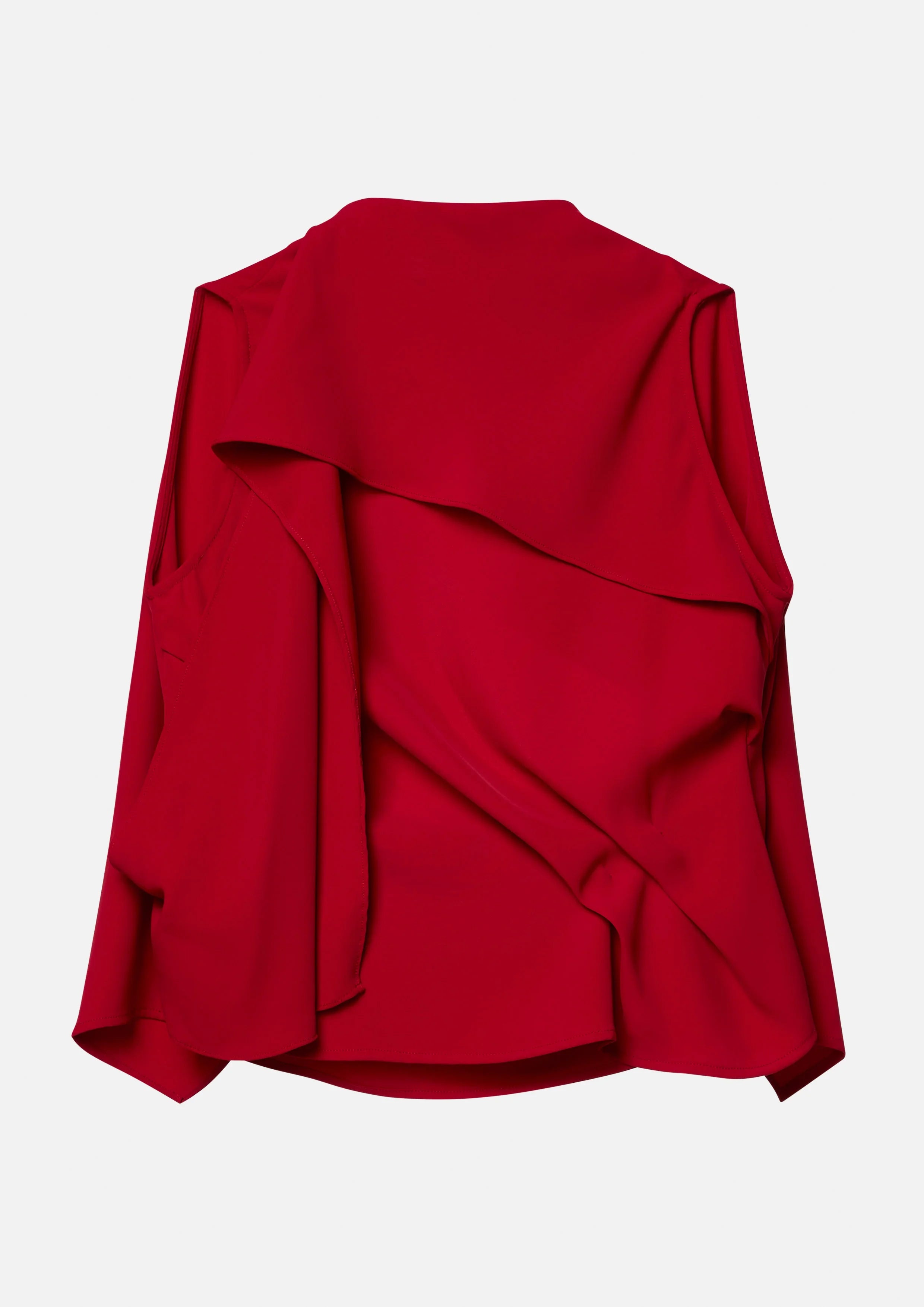 เสื้อ แต่งคอพับ ทรงวอเทอร์ฟอล