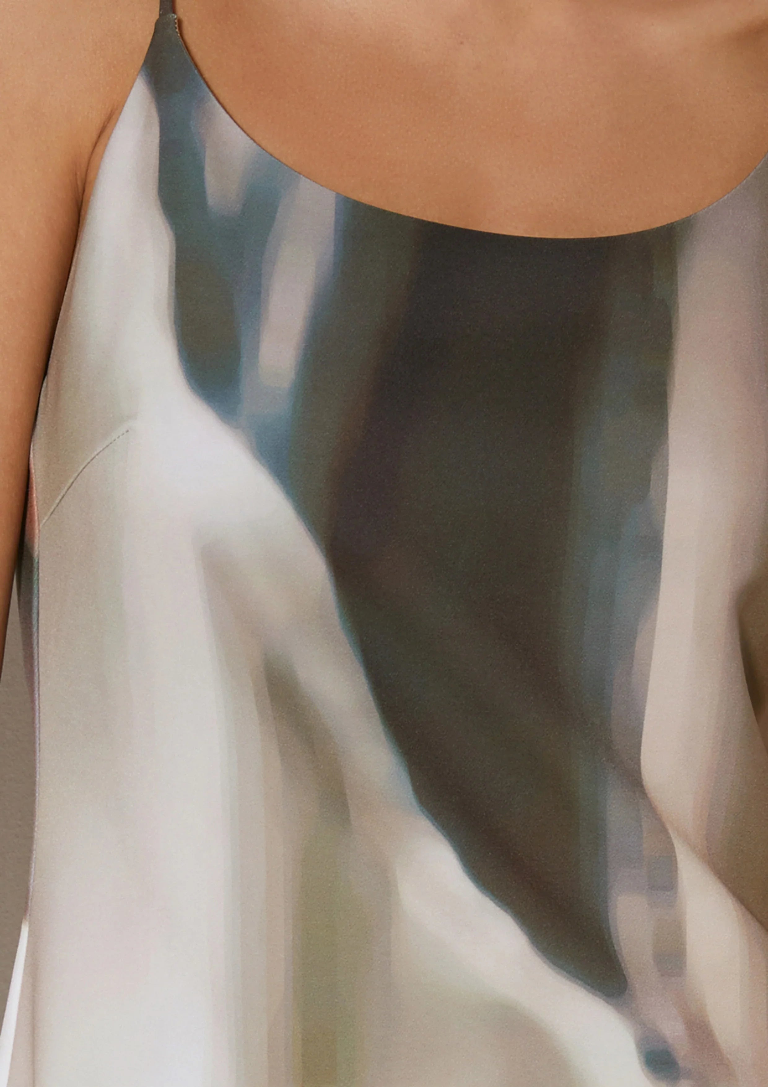 Abstract Print Midi Dress - Studiofour